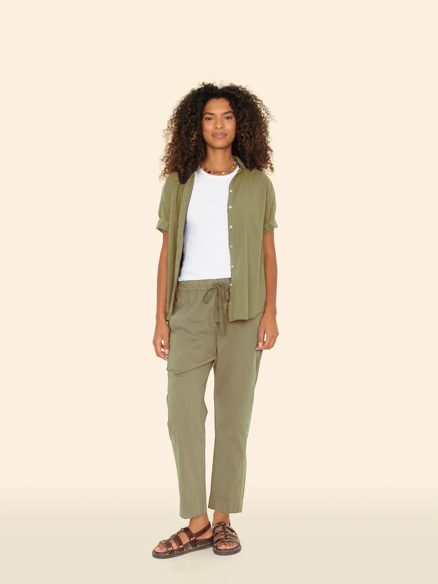 Draper Pant in Dark Seagrass