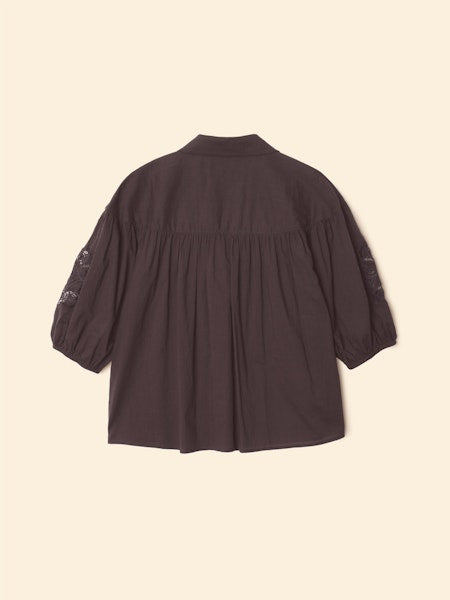 Kenza Top in Obsidian