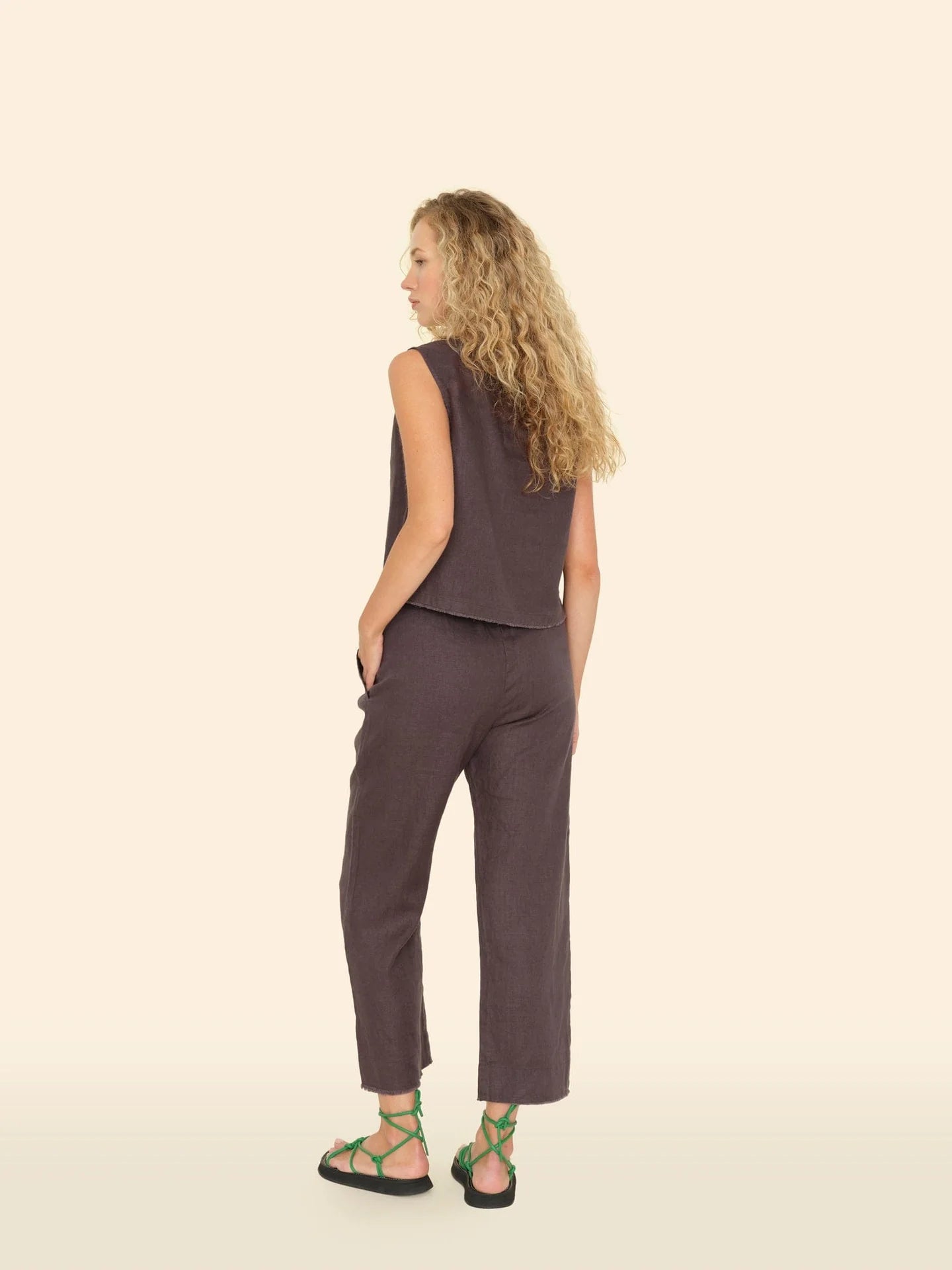 Lorenzo Pant in Black Quartz