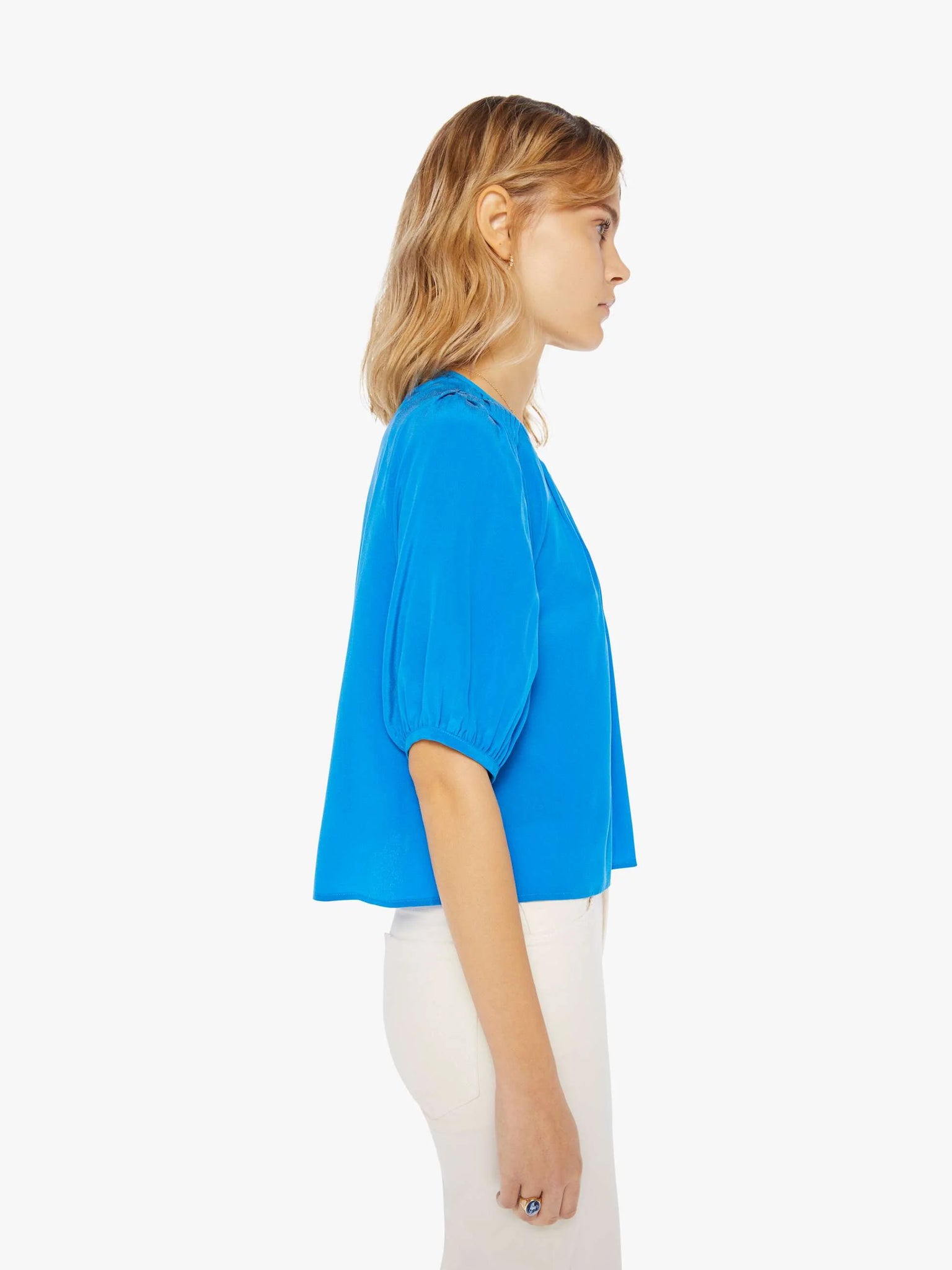 Louisa Top in Blue Opal