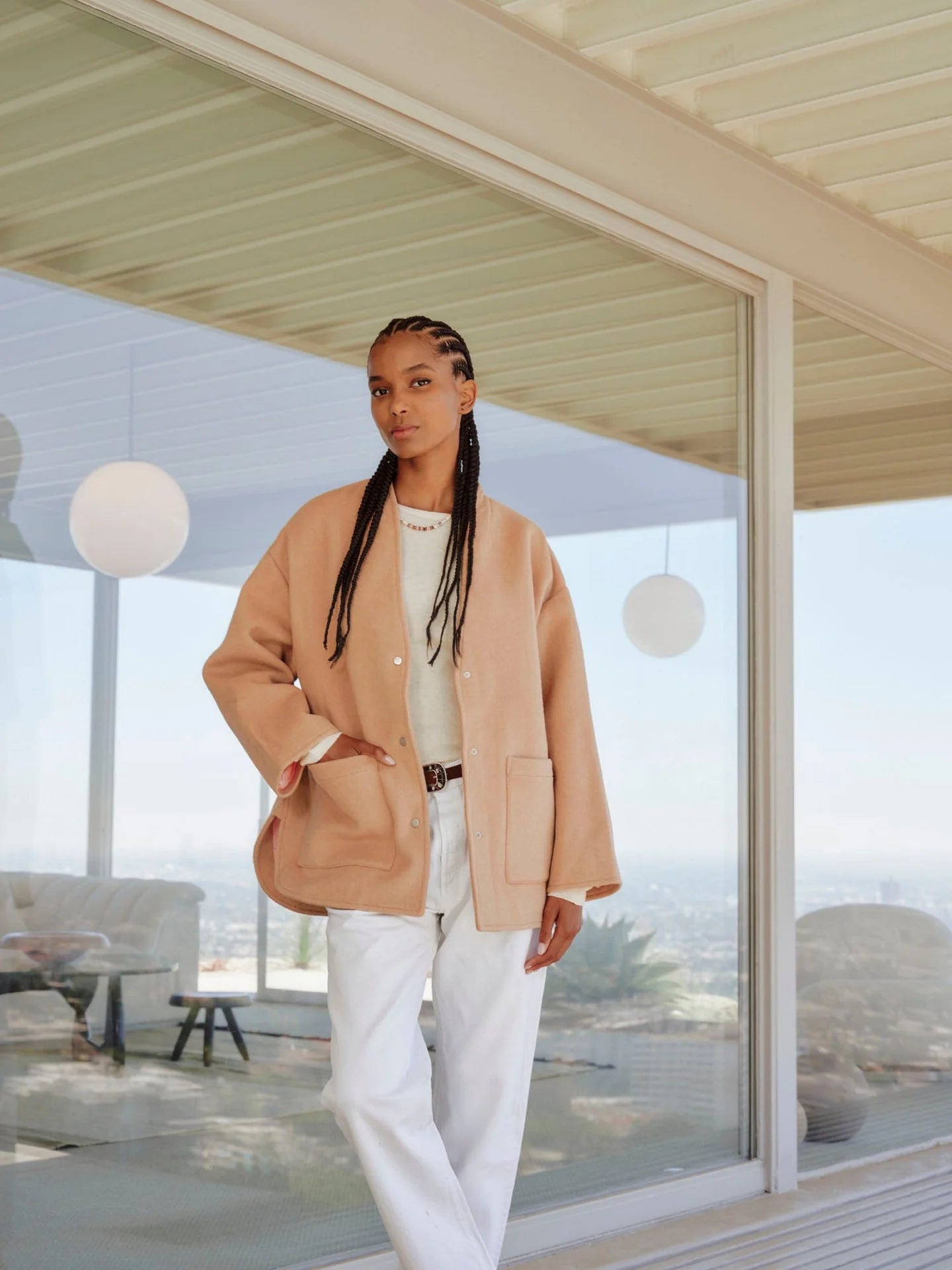 Reeva Jacket in Warm Camel
