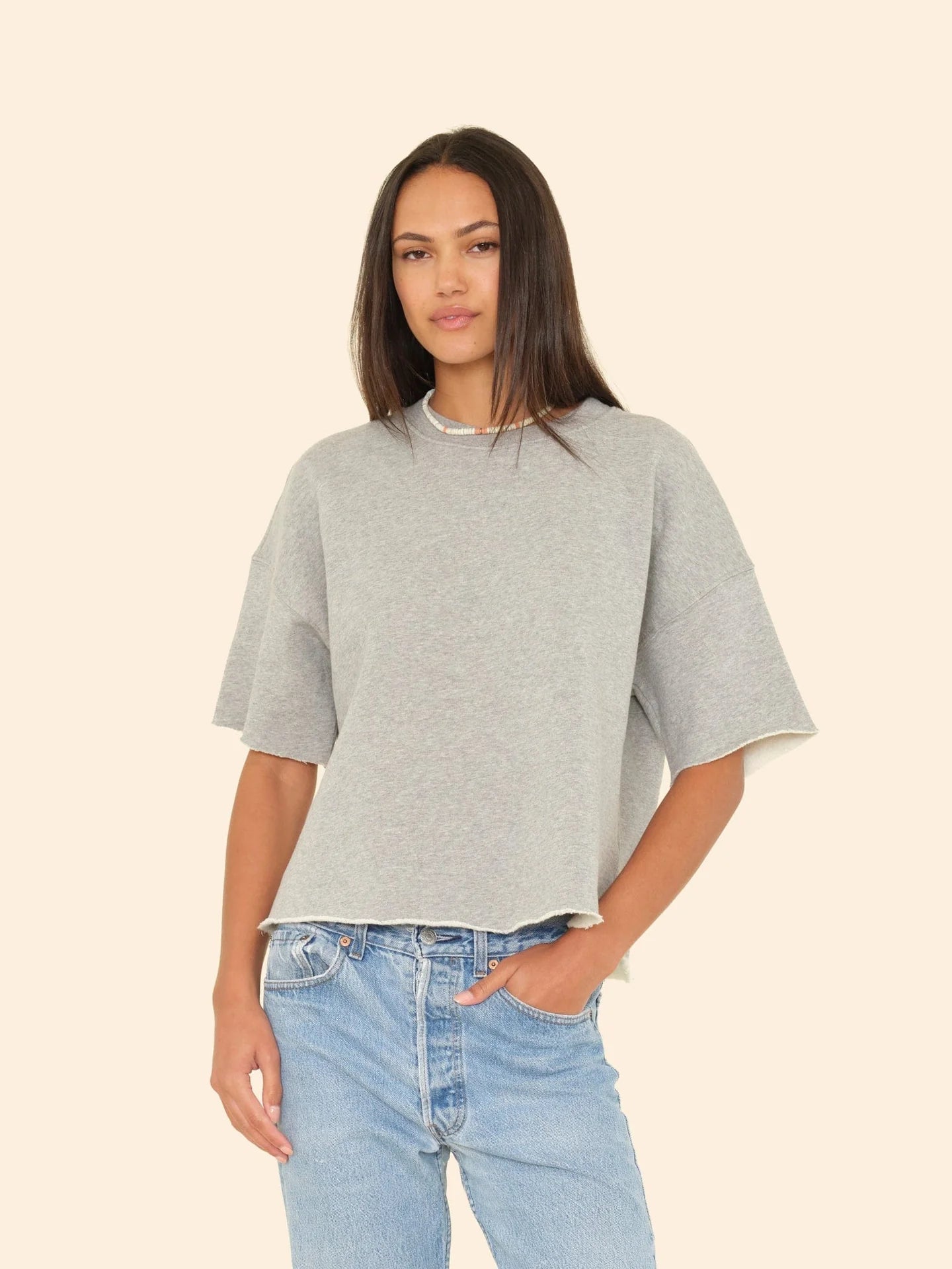 Romeo Sweatshirt in Heather Grey