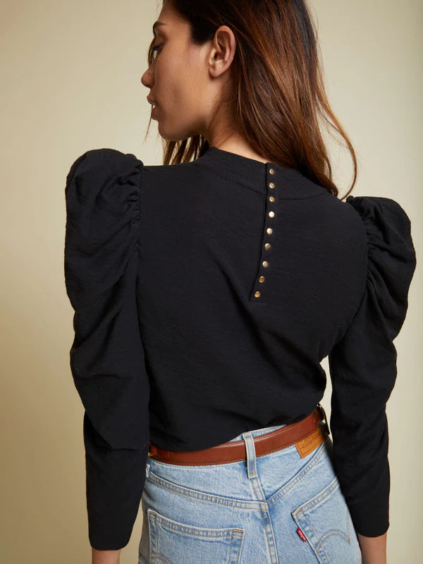 Zeta Tee in Jet Black