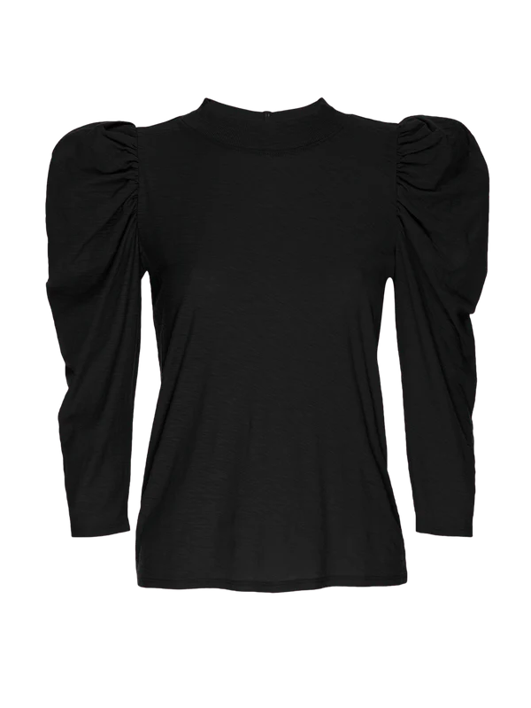Zeta Tee in Jet Black