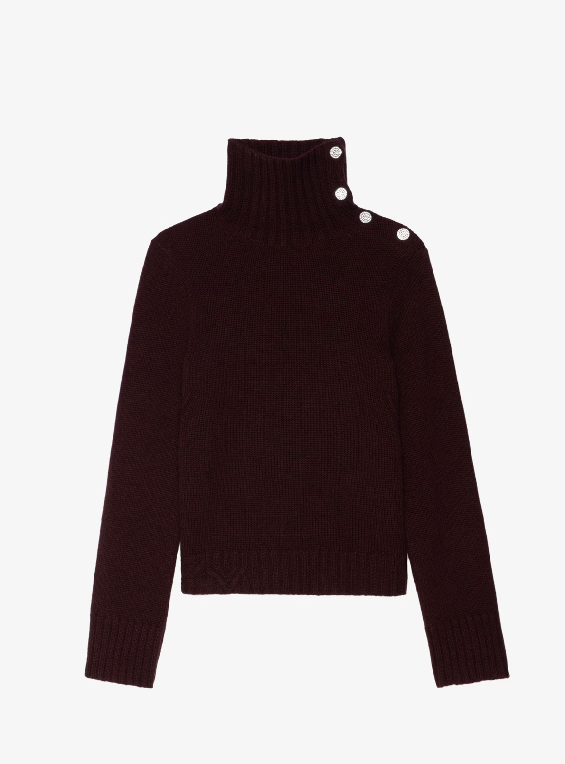 Nalma Cashmere Sweater in Burgundy