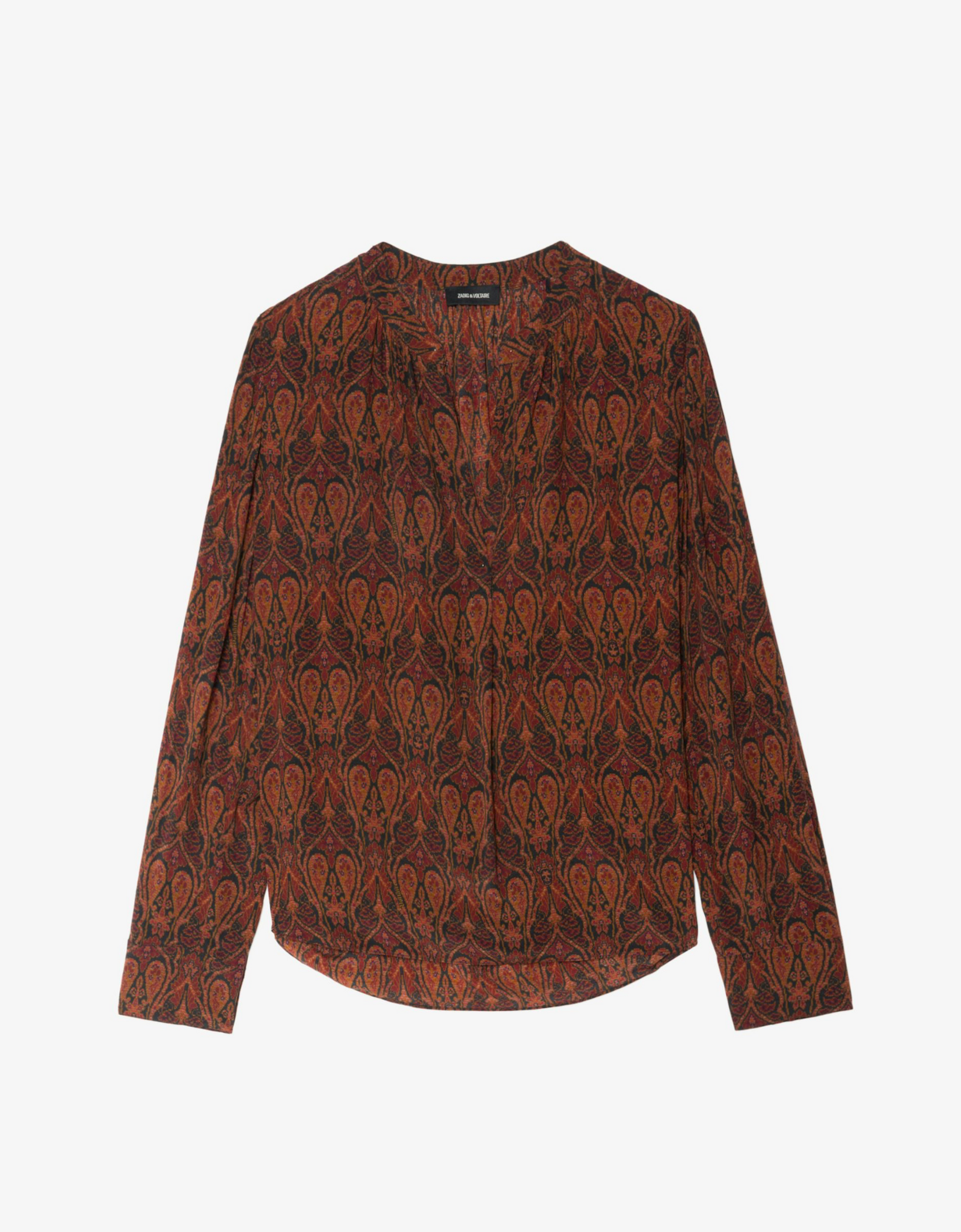 Tink Soft Paisley Blouse in Black
