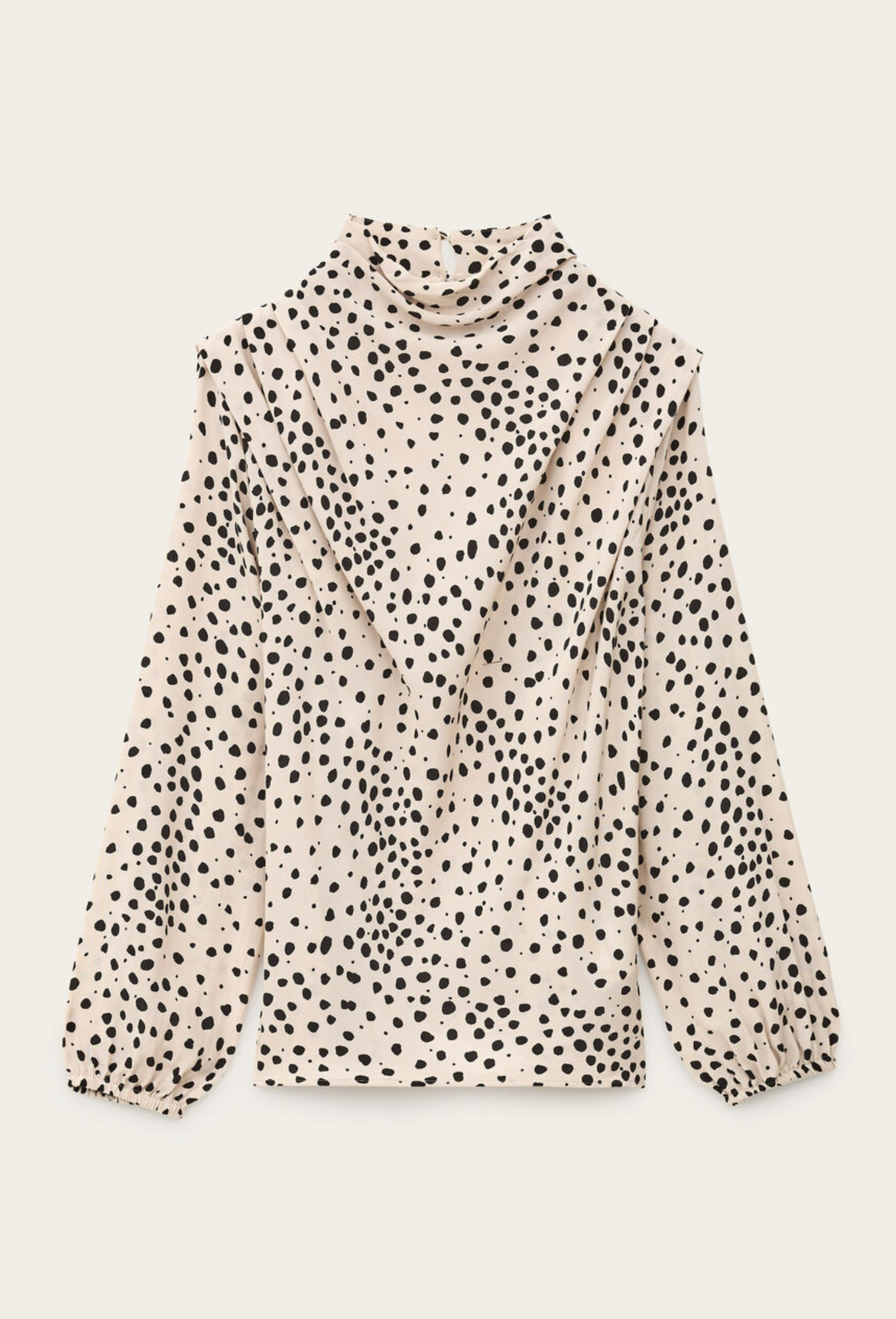 Delphine Long-Sleeved Top. Ecru