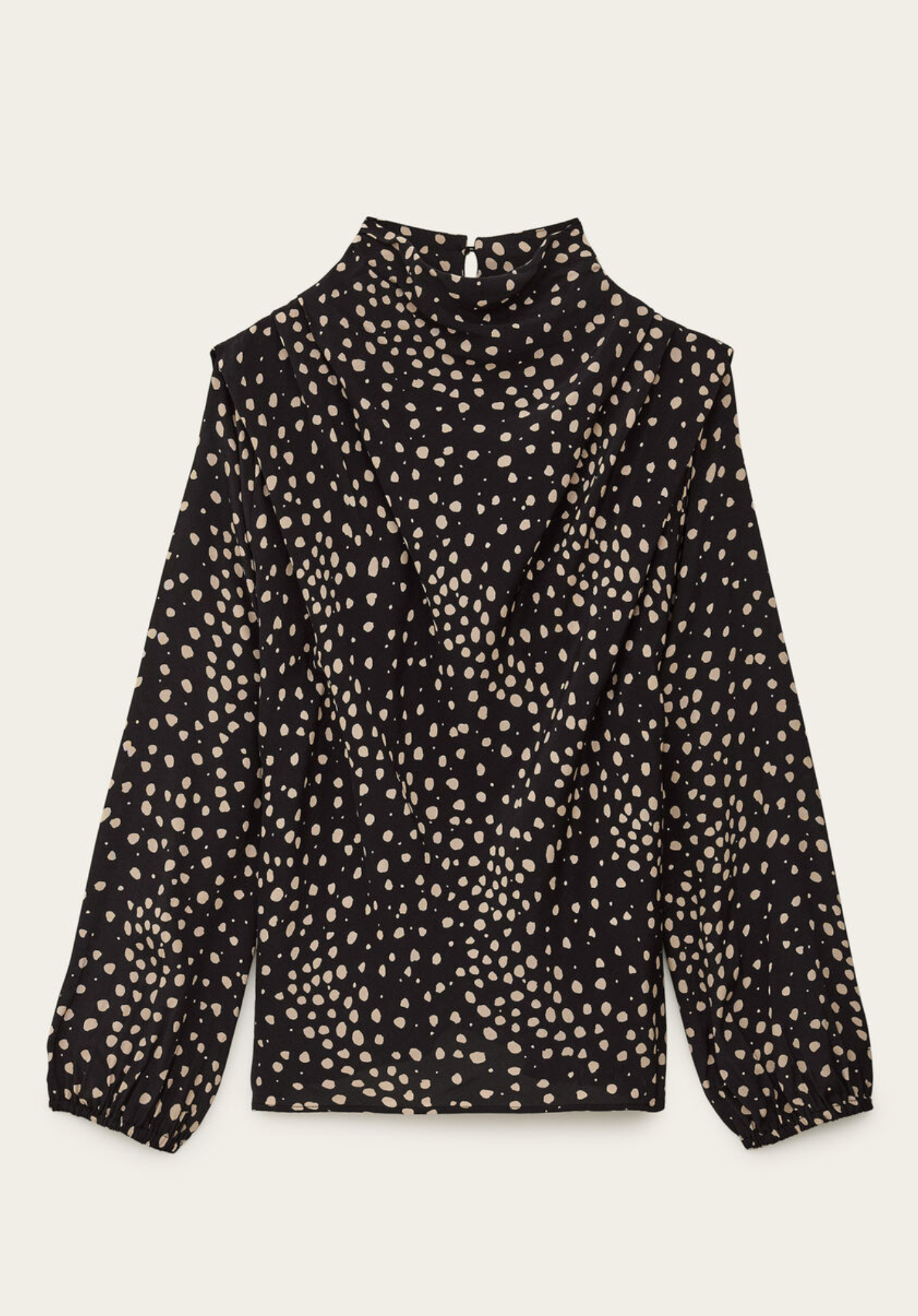 Delphine Long-Sleeved Top. Encre