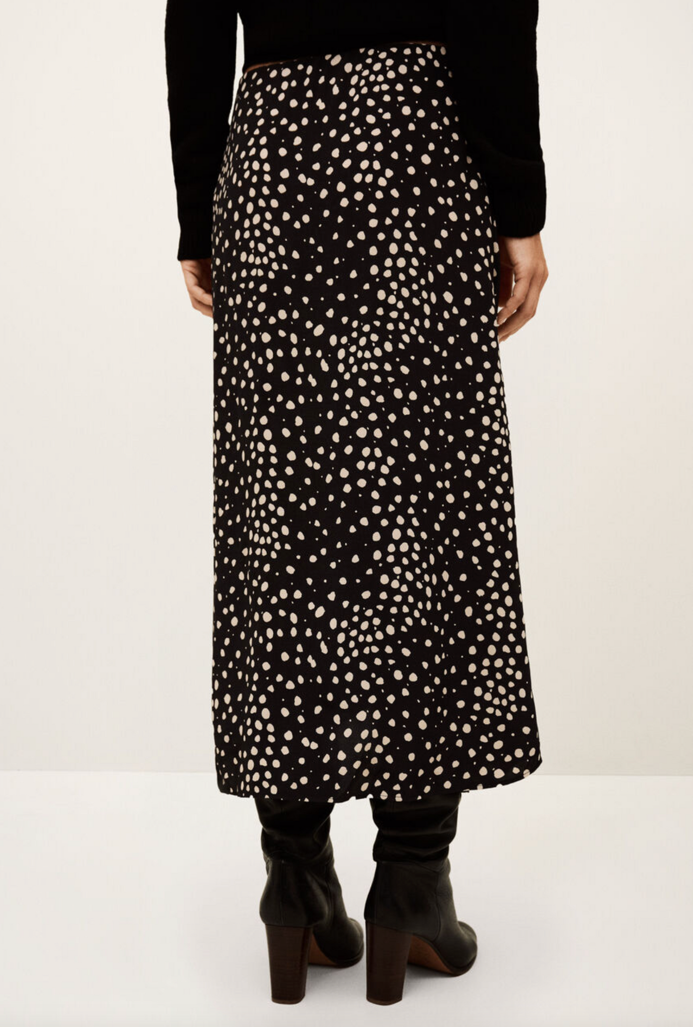 Dopera Midi Skirt. Encre