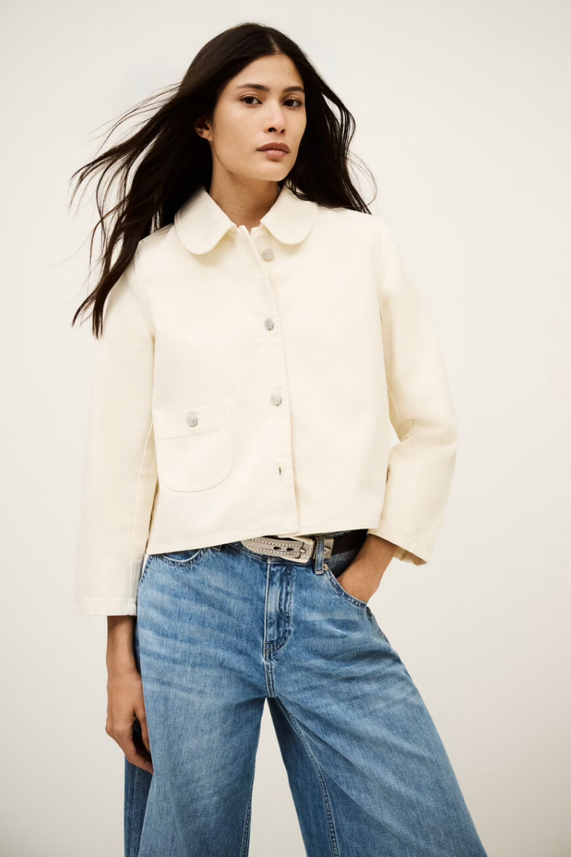 Etiny Jacket. Ecru