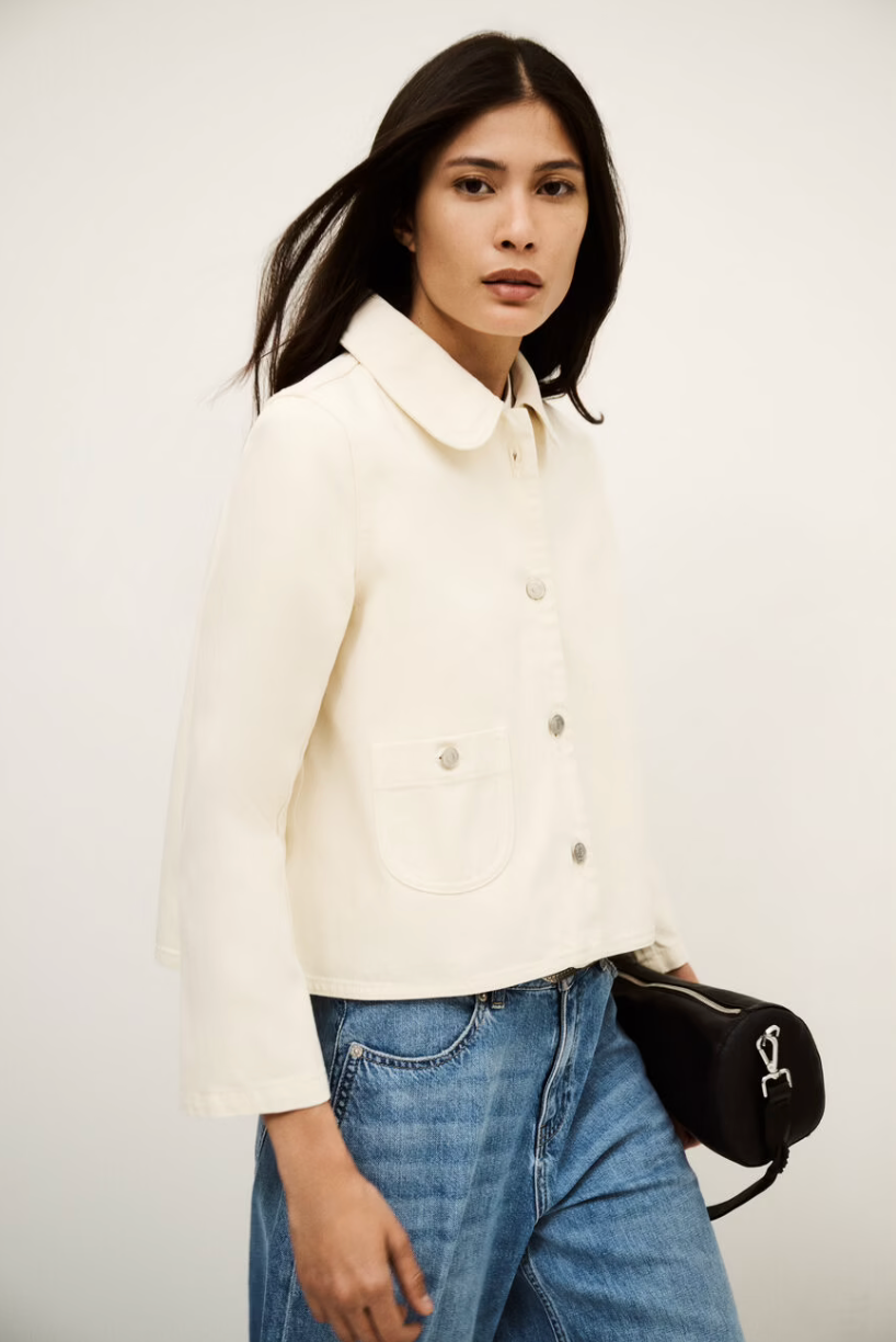 Etiny Jacket. Ecru