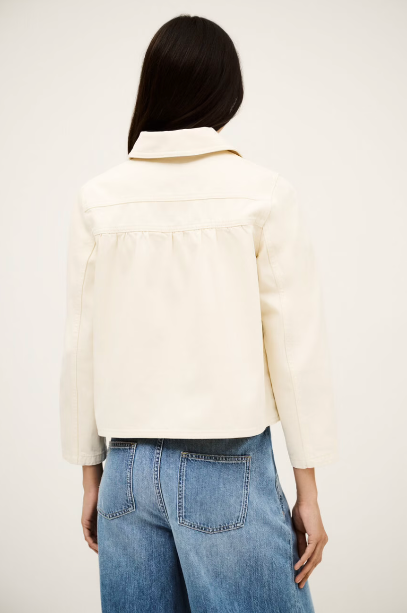 Etiny Jacket. Ecru