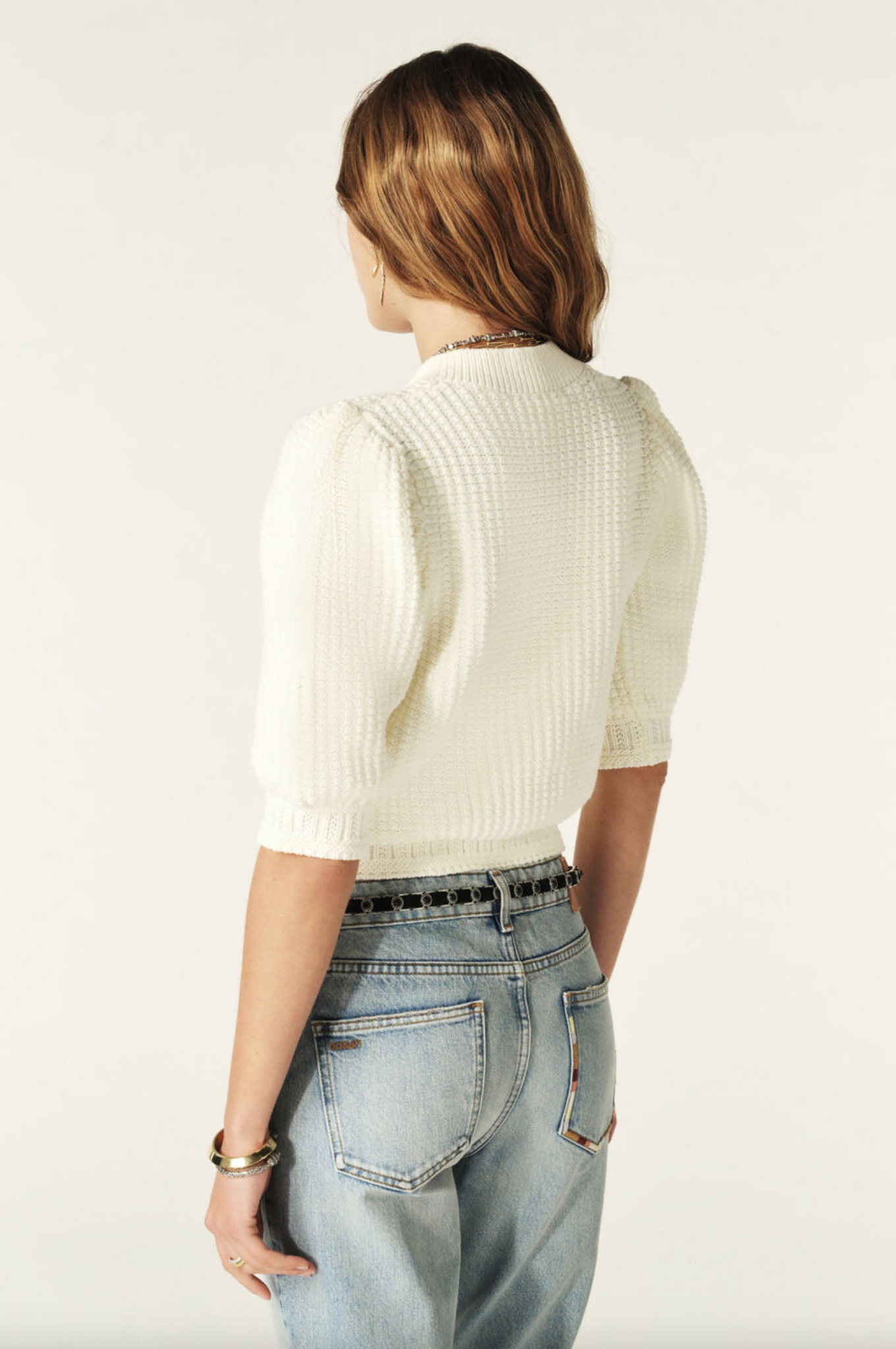 Garance Cardigan. Ecru