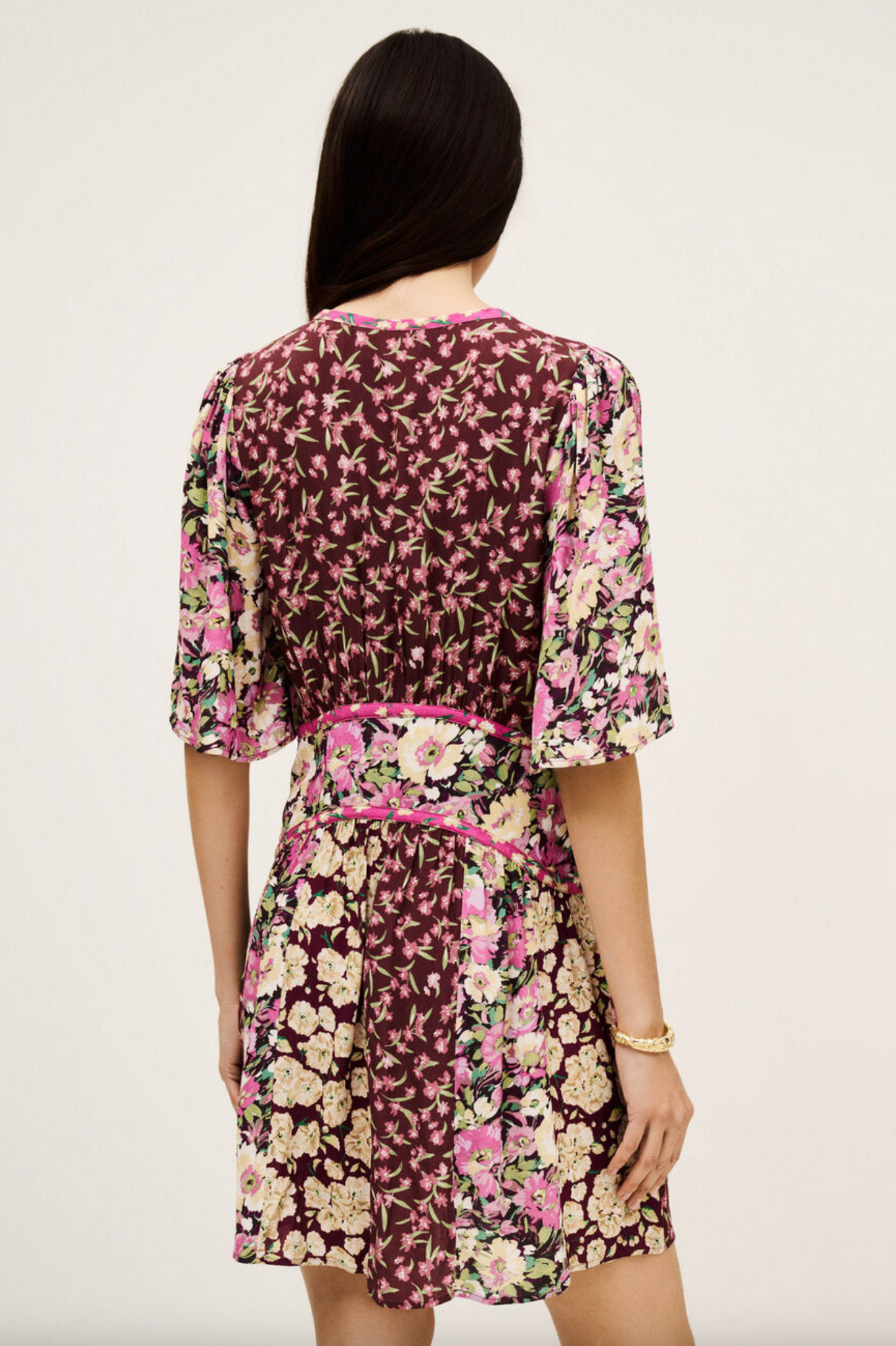 Indrea Dress. Bordeaux