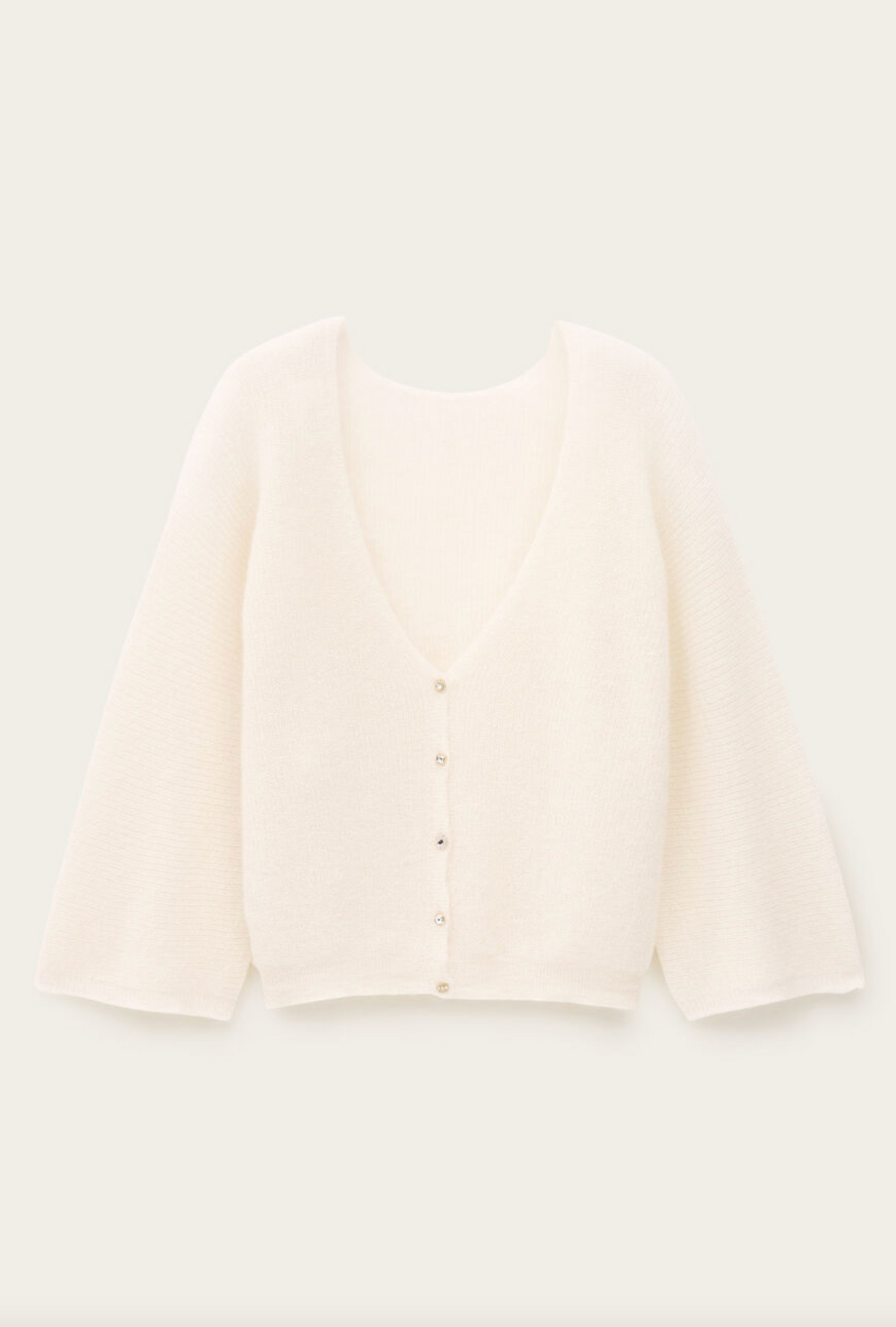 Isaac Jumper. Ecru