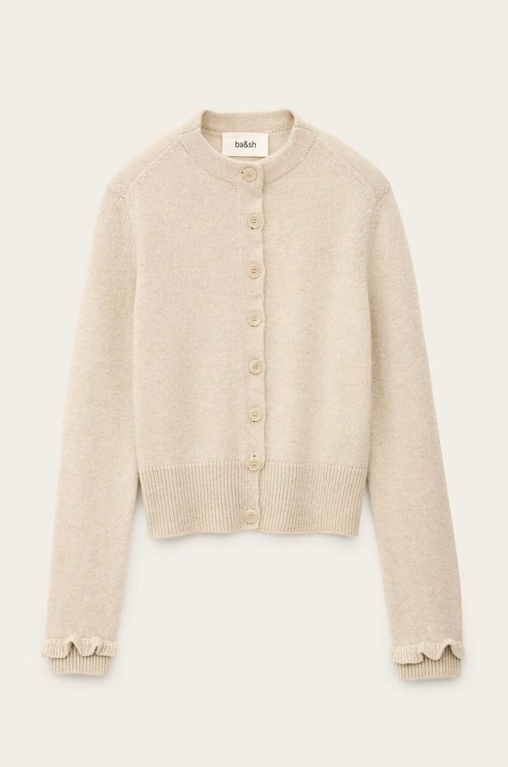 Karante Cardigan. Beige