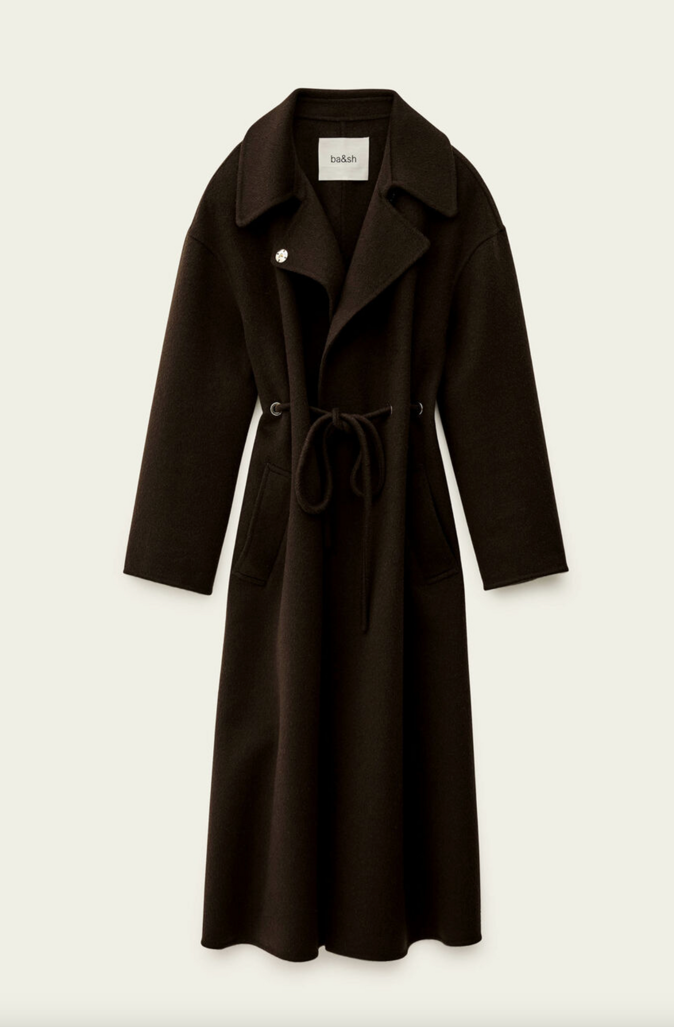 Kate Midi Coat. Chocolat
