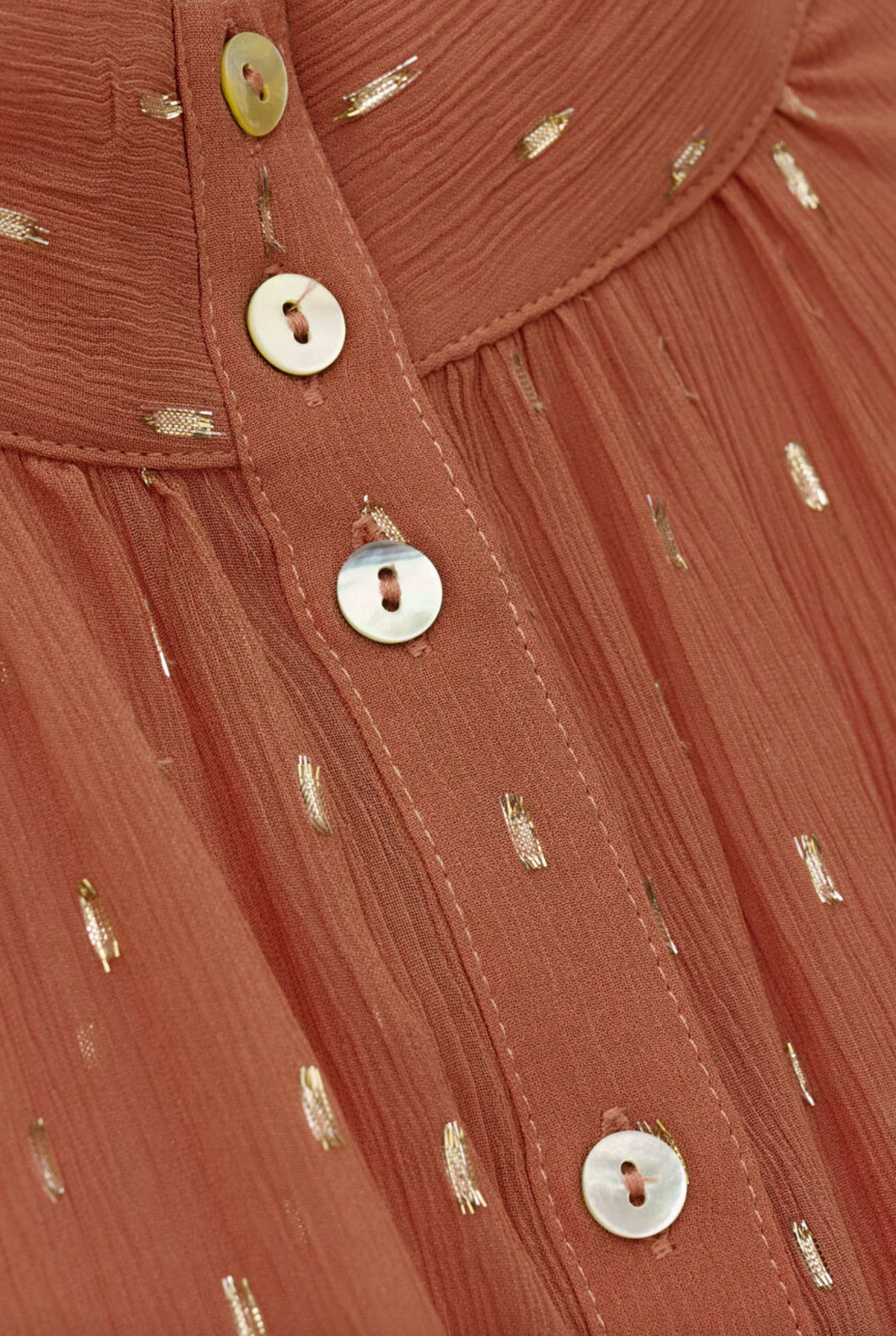 Mimi Shirt. Brique