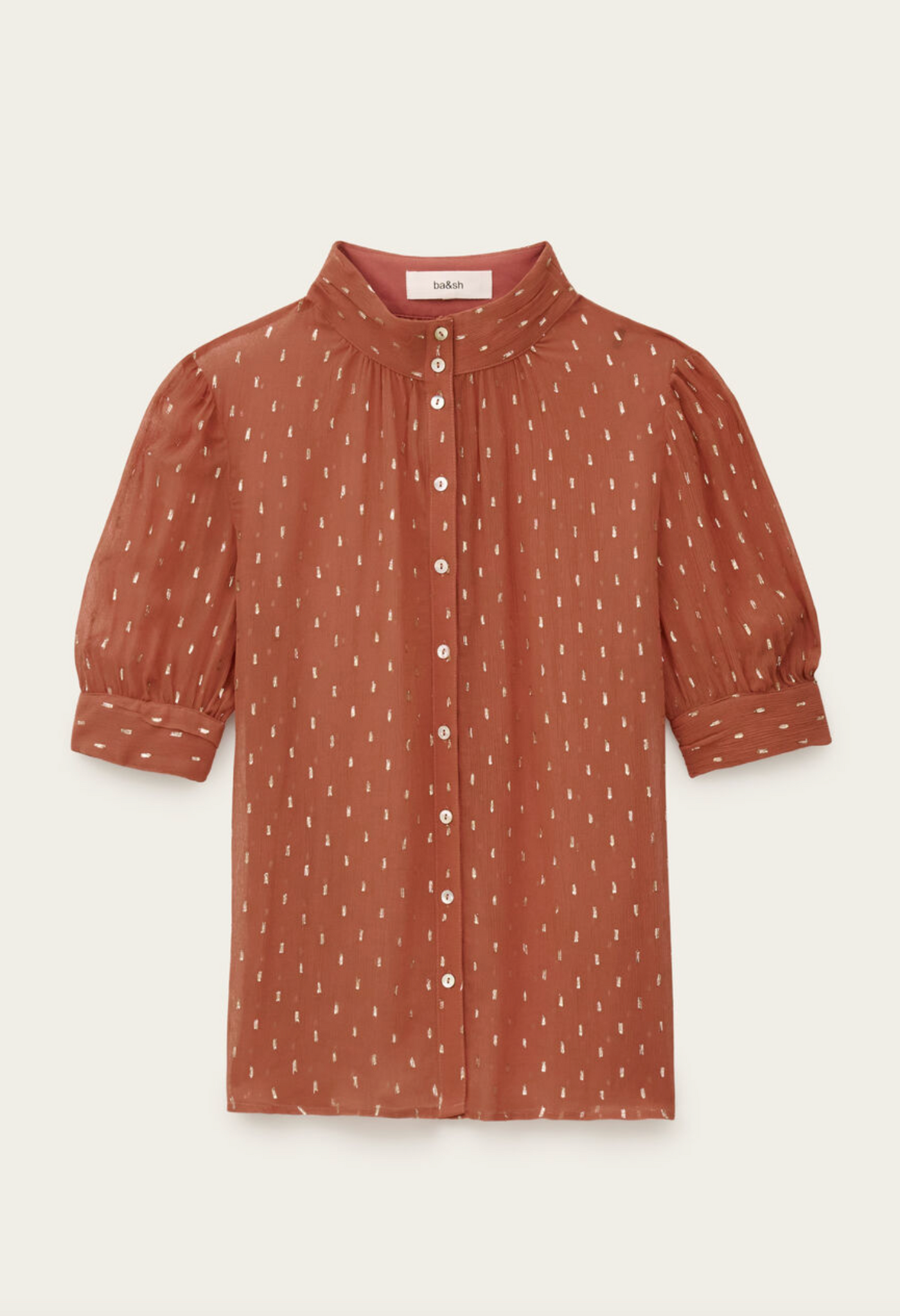 Mimi Shirt. Brique
