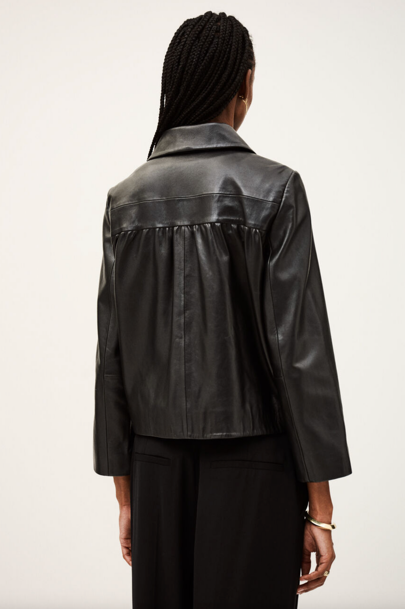 Mylos Jacket. Black Leather