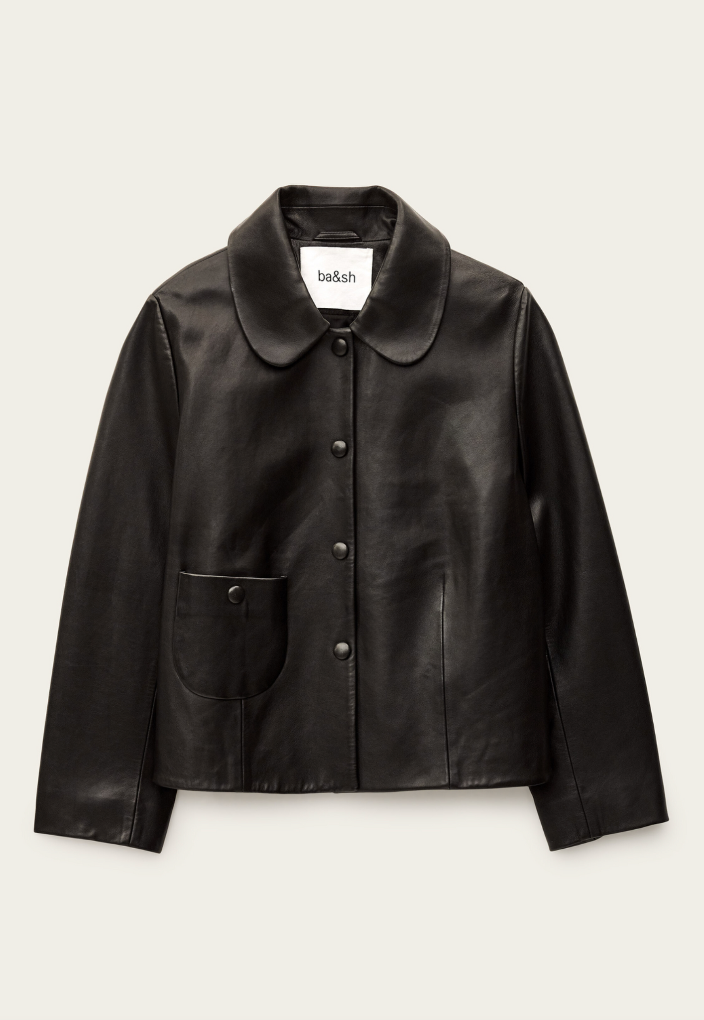 Mylos Jacket. Black Leather