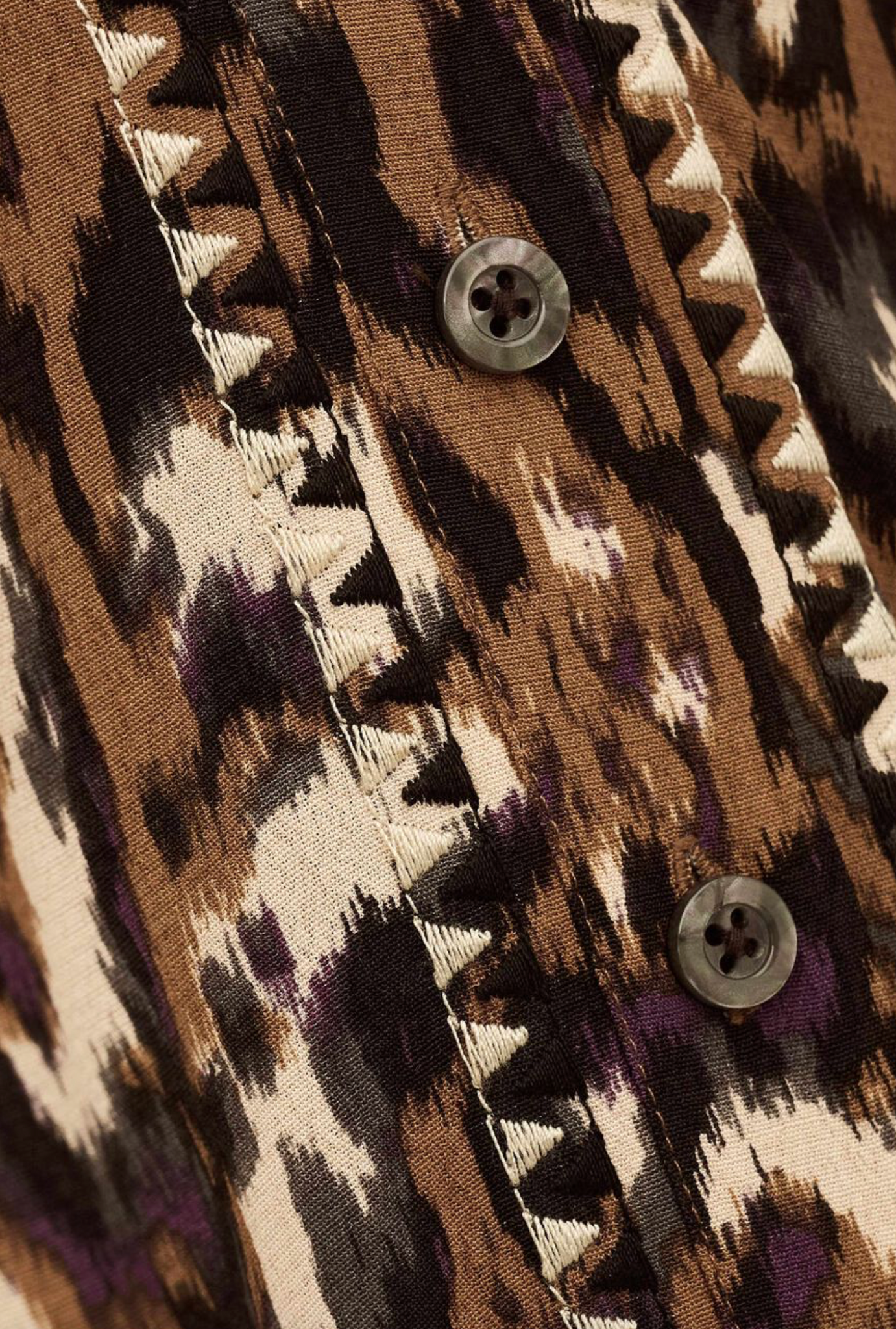 Onada Long-Sleeved Blouse. Ocre