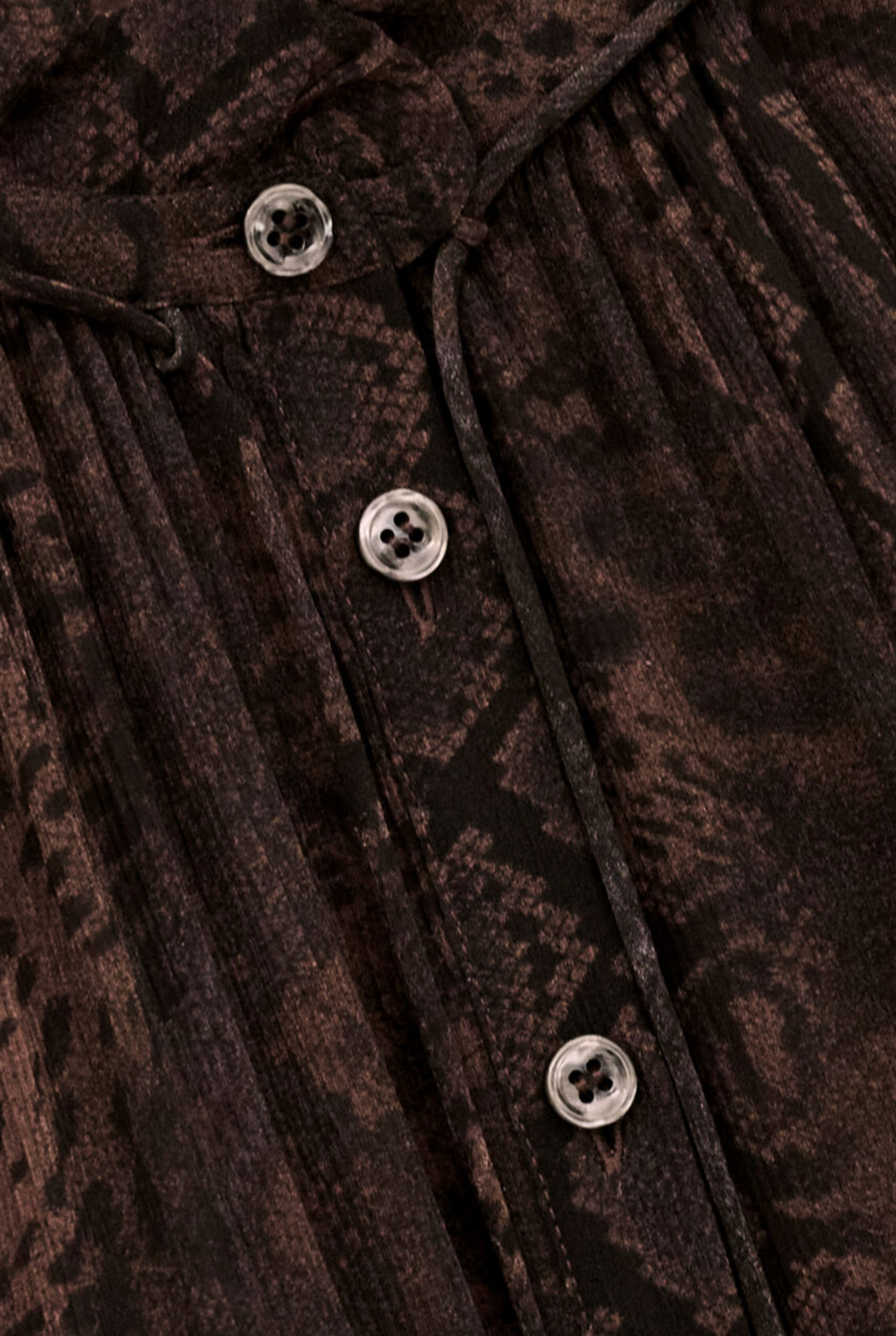 Sahara Midi Dress. Marron