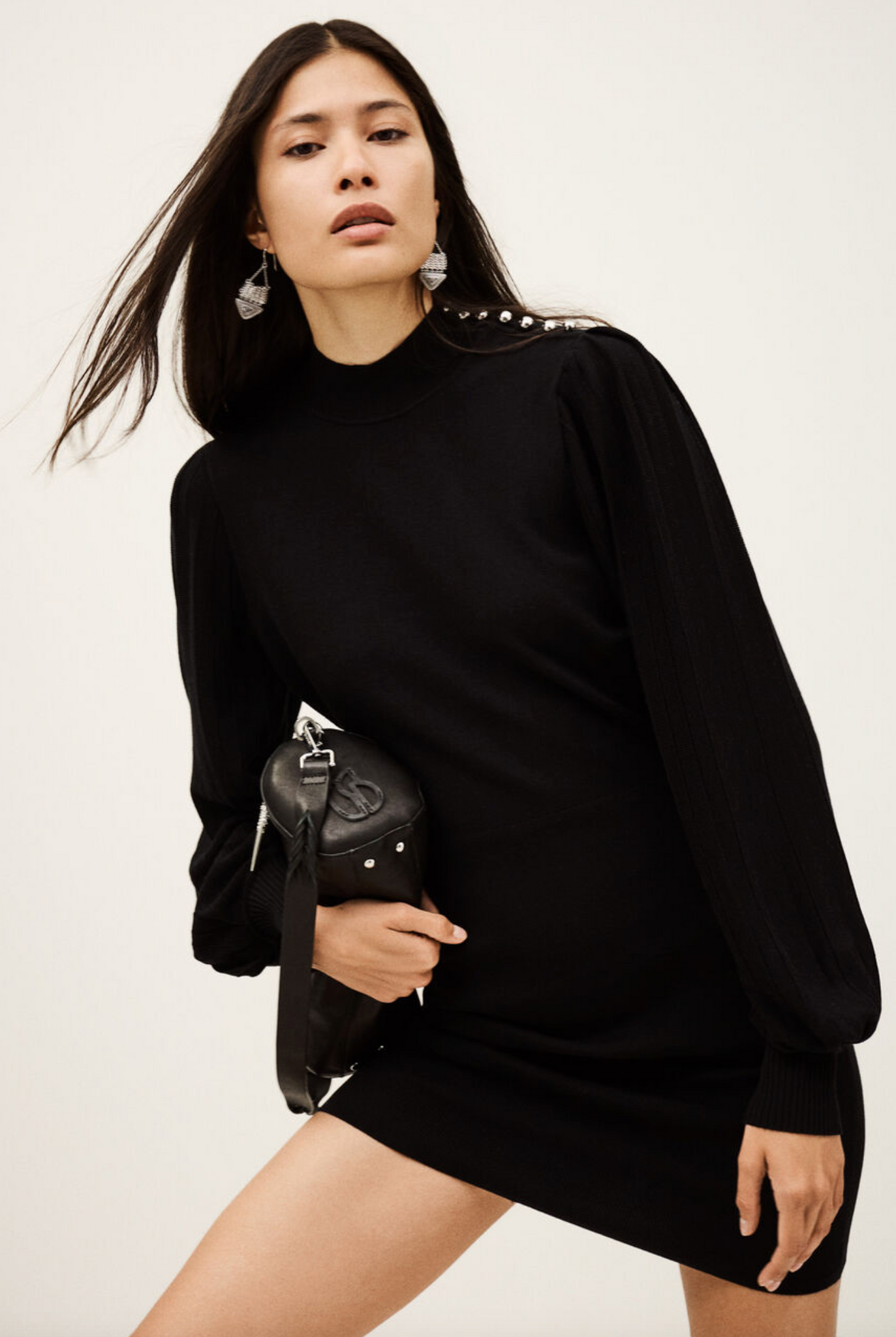 Stella Dress. Noir