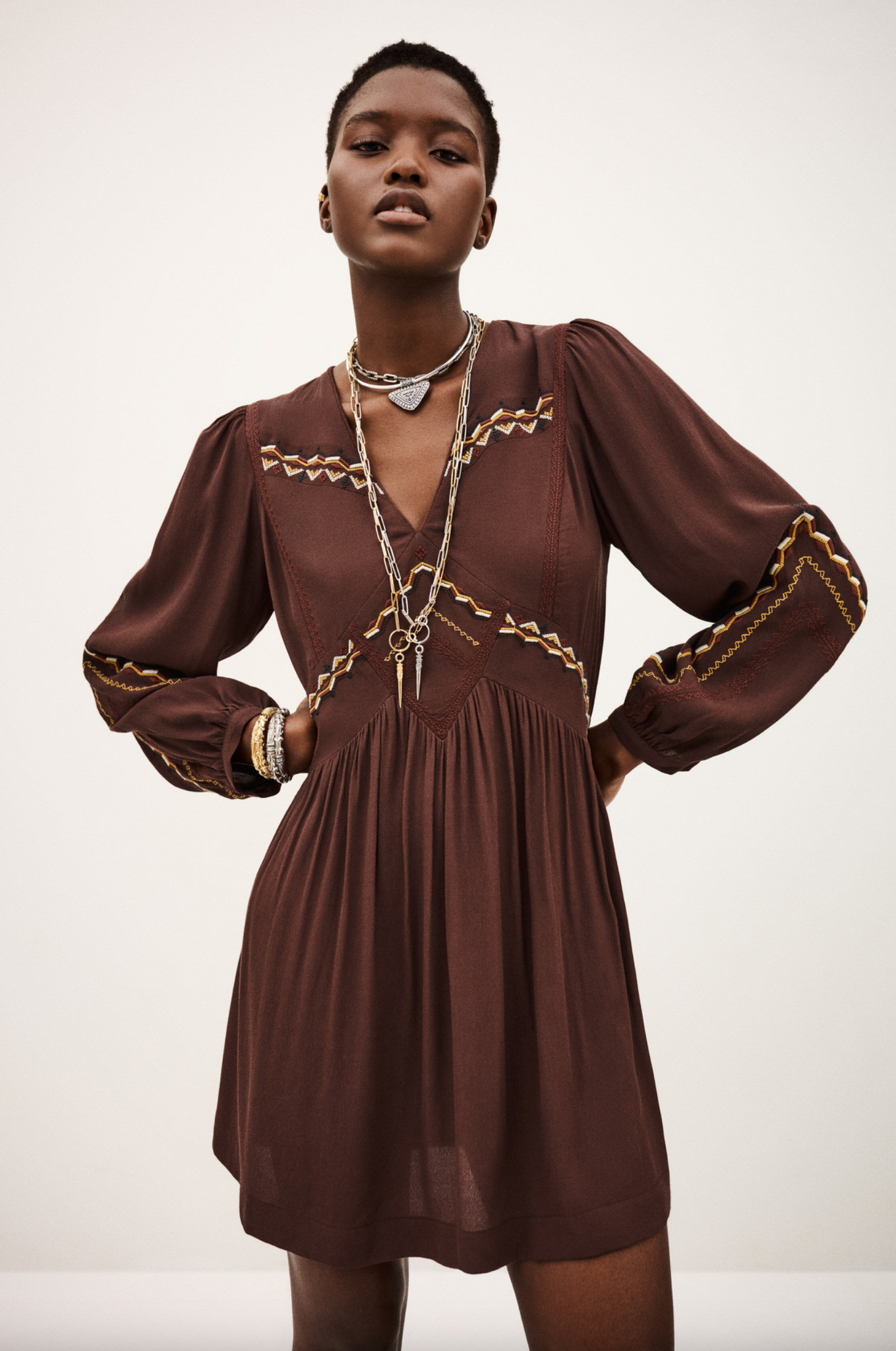 Tay Dress. Chocolate