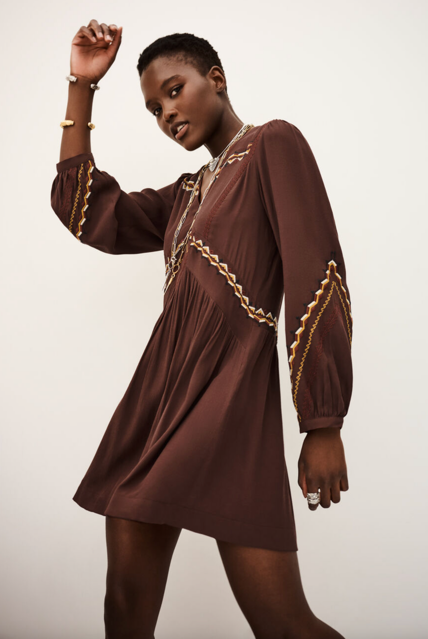 Tay Dress. Chocolate