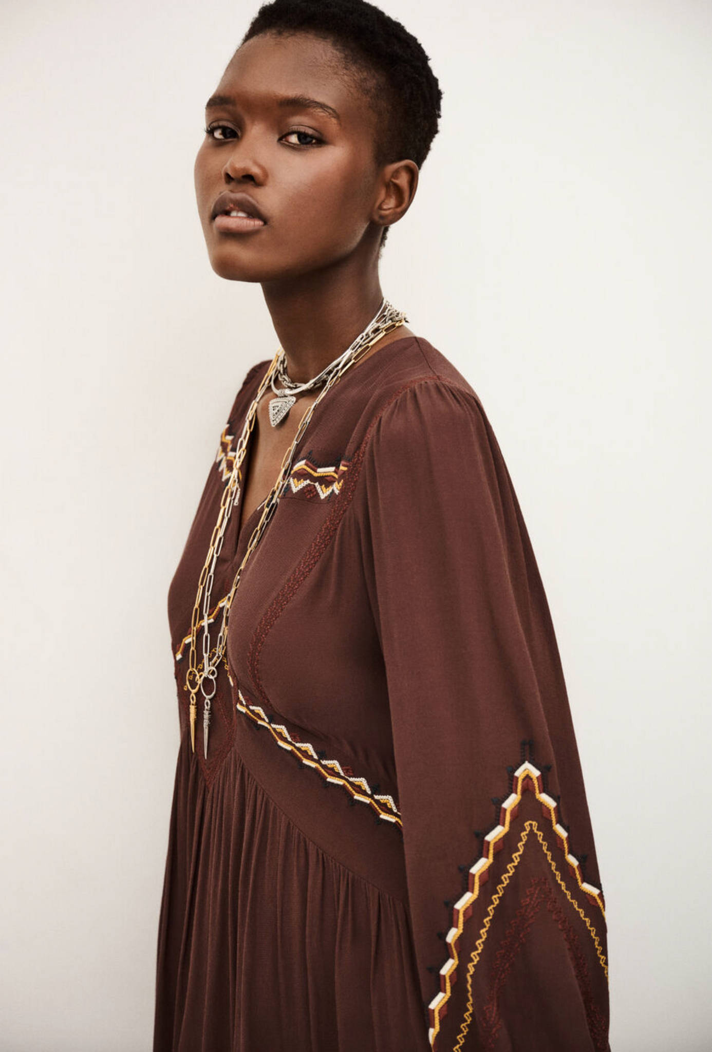 Tay Dress. Chocolate