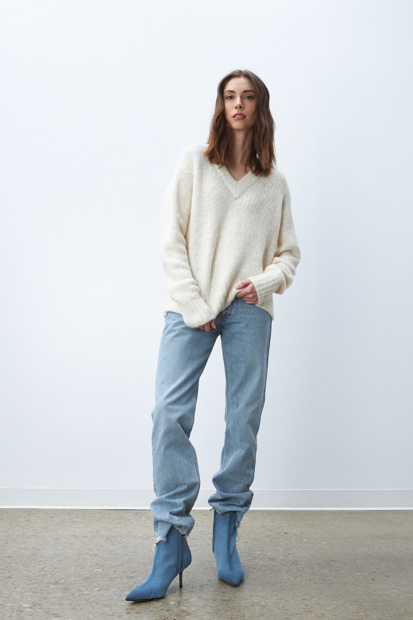 Helena Sweater in Vanilla Twist