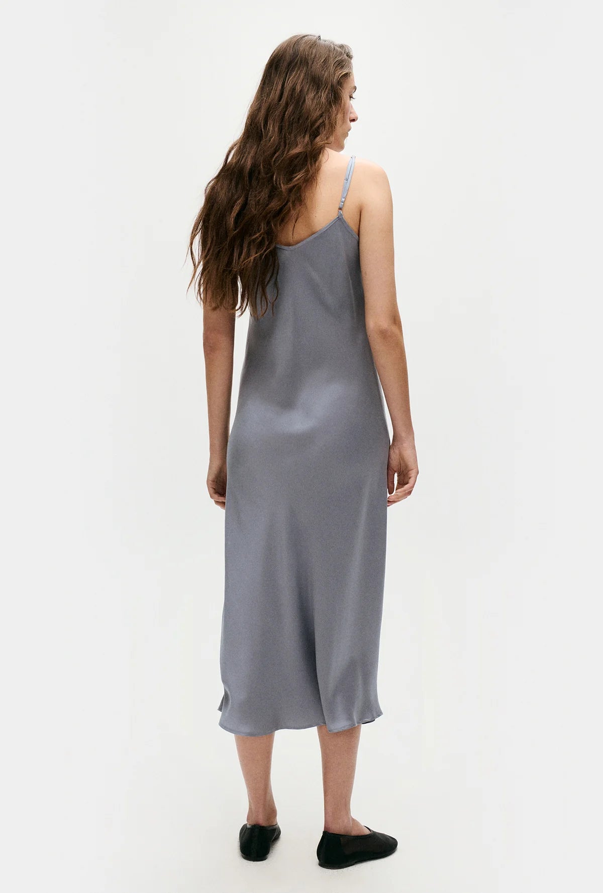 90s Slip Dress in Storm