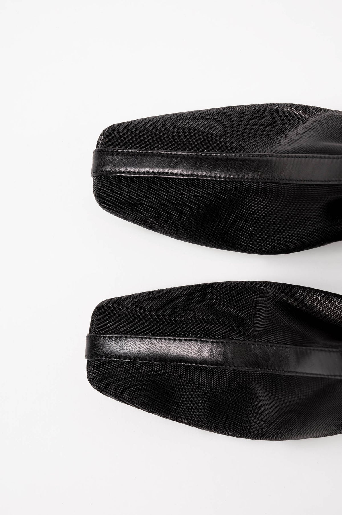 Firme Black Tulle Boots