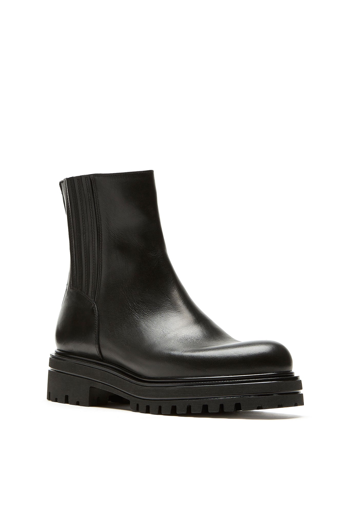 Tayler Leather Boot in Black