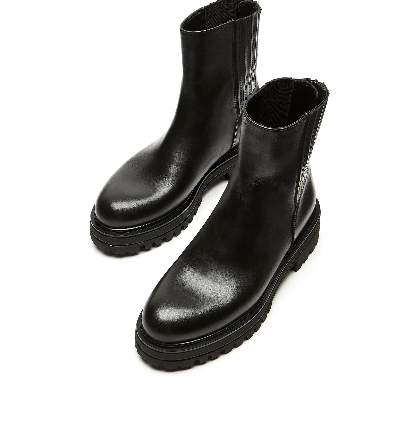Tayler Leather Boot in Black