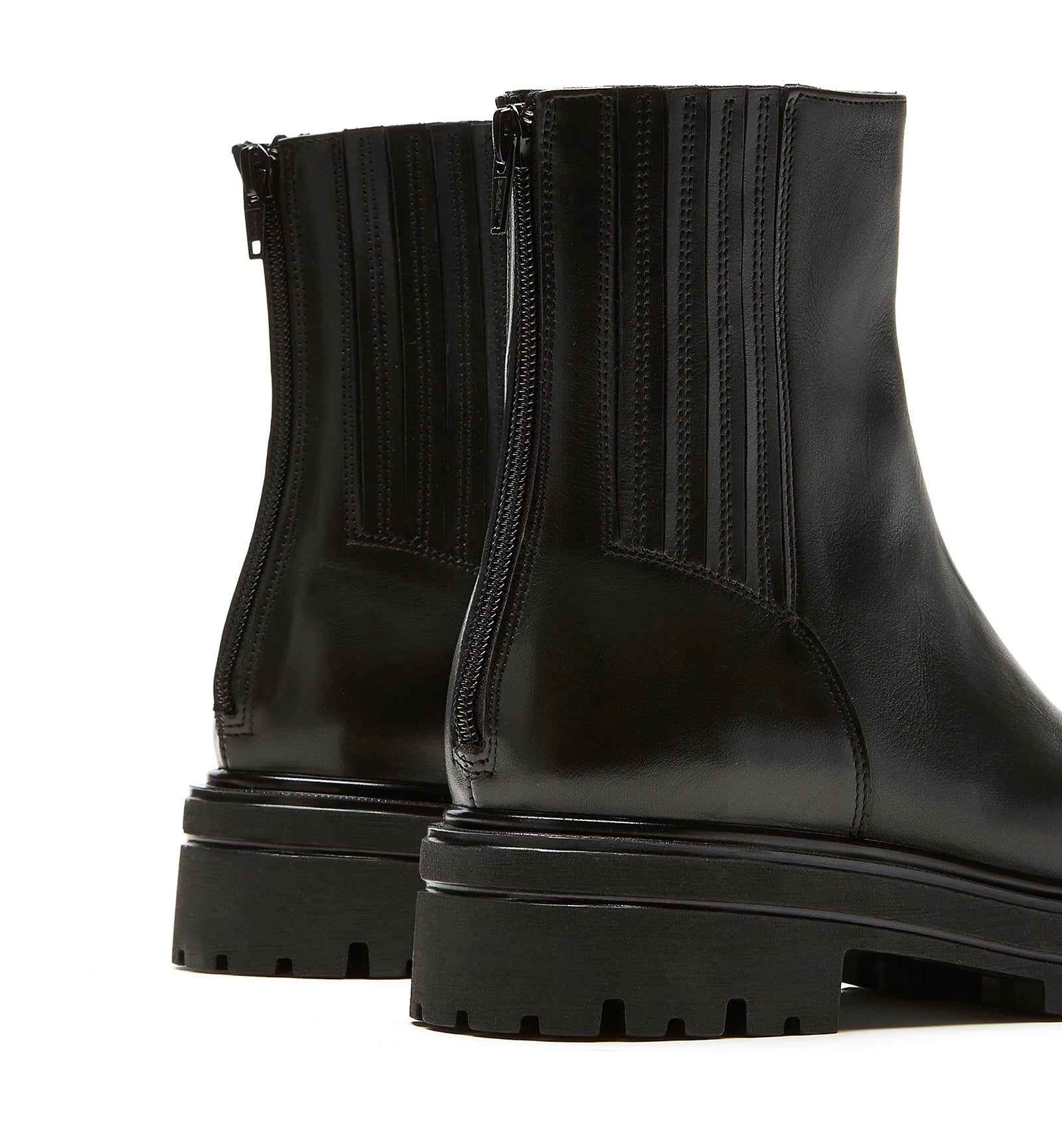Tayler Leather Boot in Black