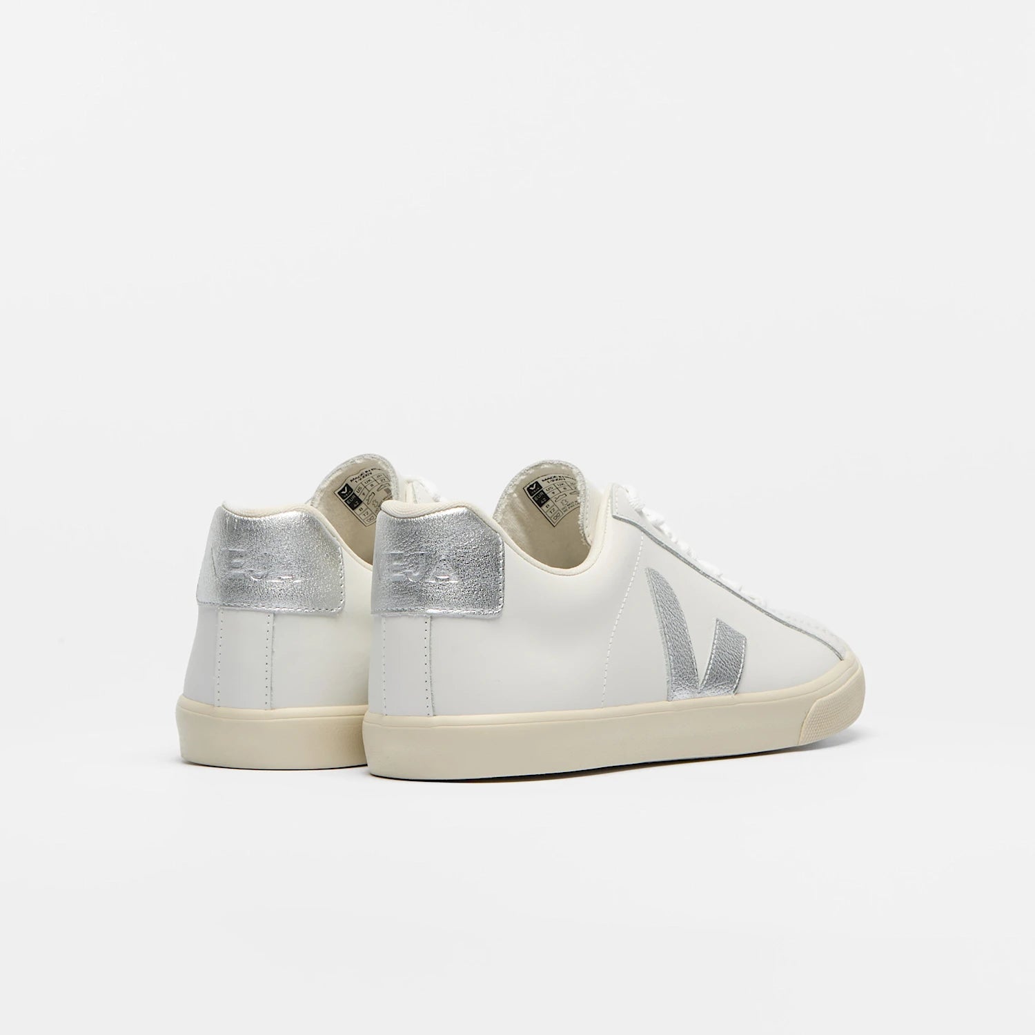 Esplar Leather White Silver