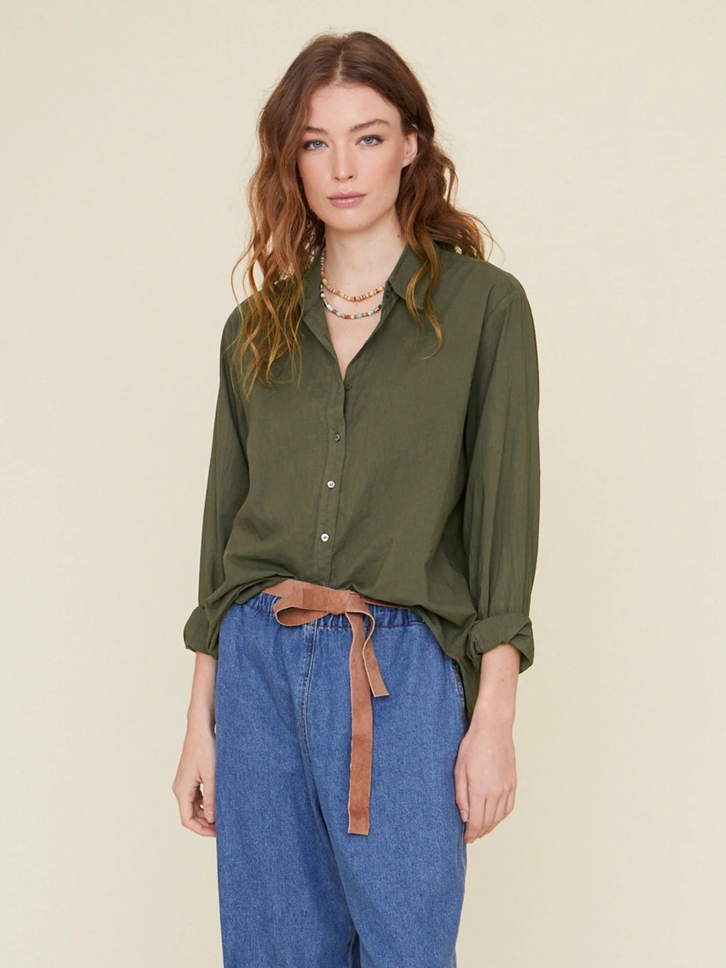 Beau Shirt in Ash Green