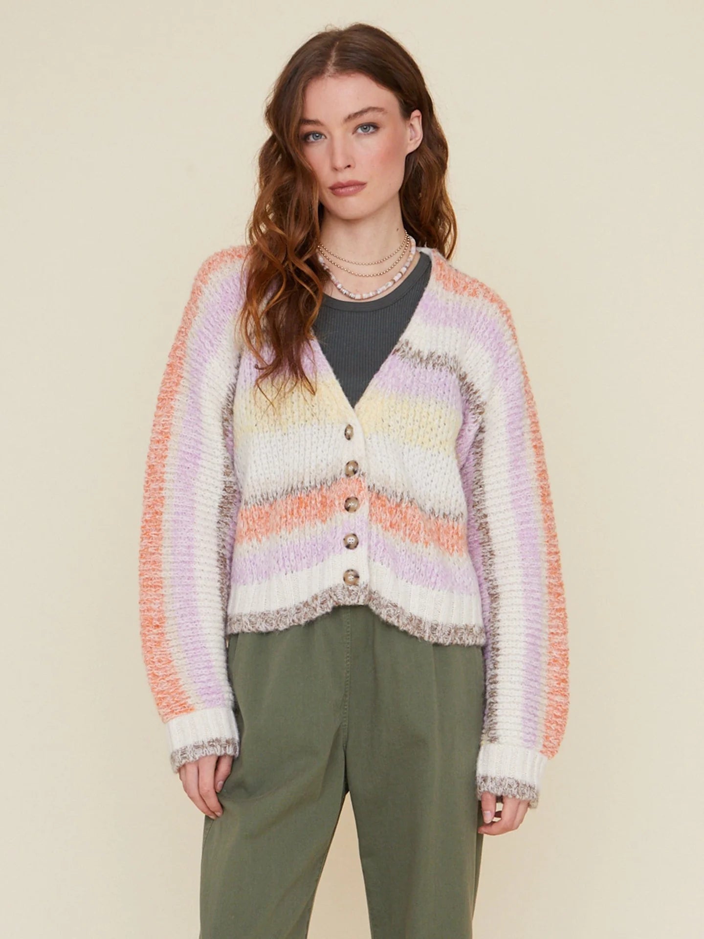 Laramie Sweater in Cream Sunrise