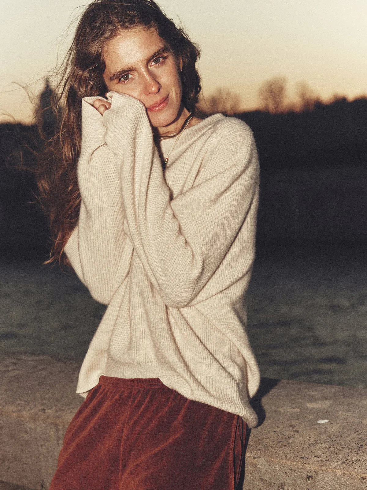 Alfie Sweater in Milk