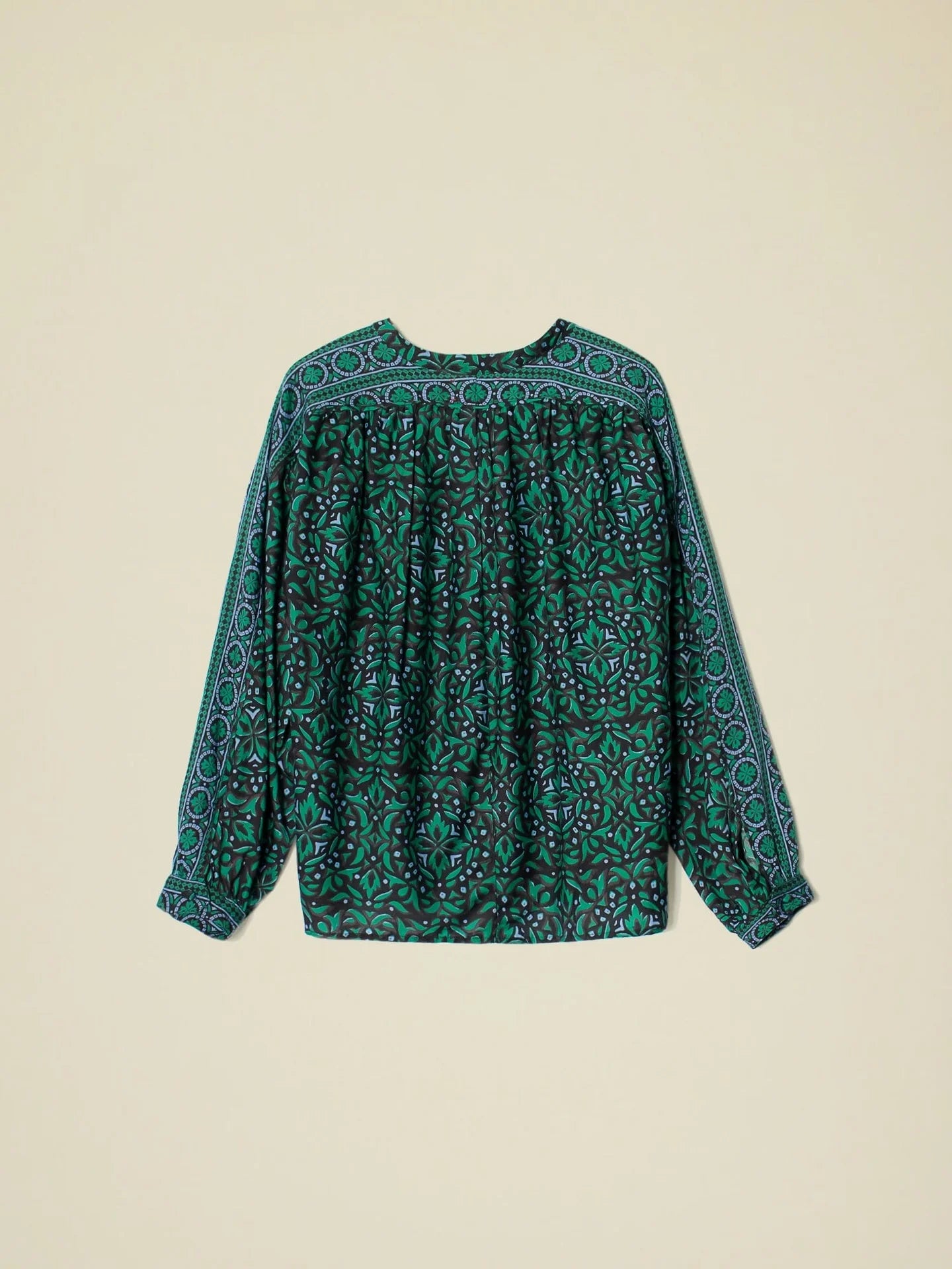 Arden Top in Green Smoke