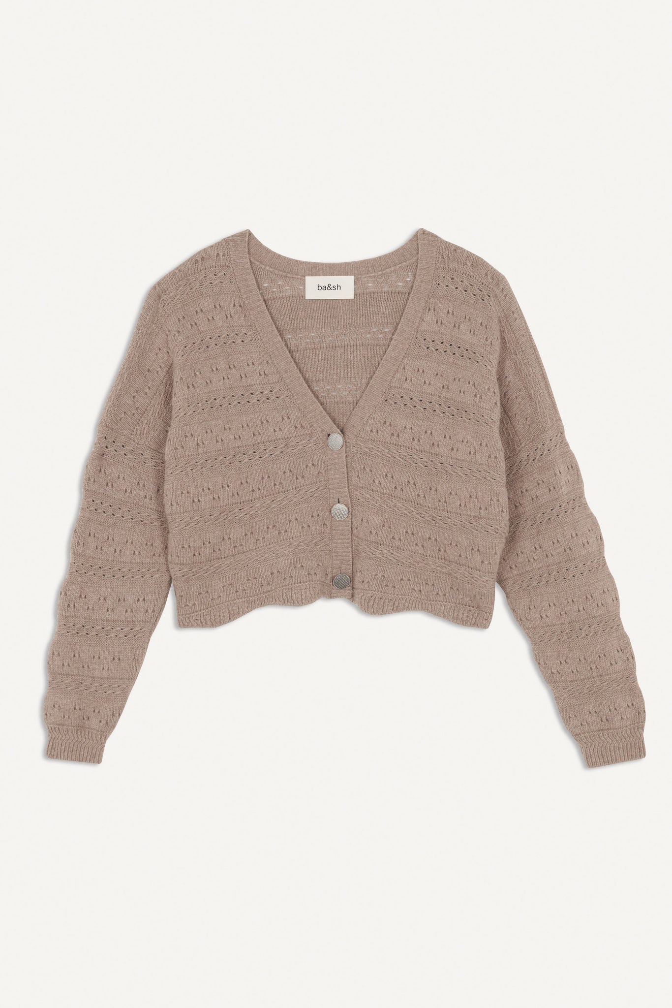 Harold Cardigan. Beige