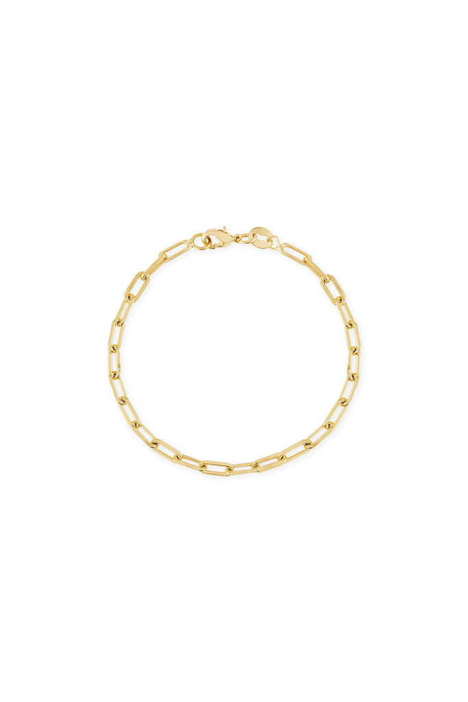 Link Bracelet in Gold - 6.5"