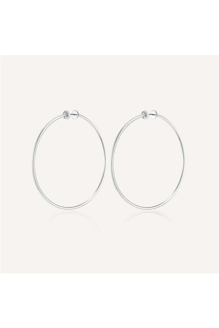 Icon Hoops Large in Silver