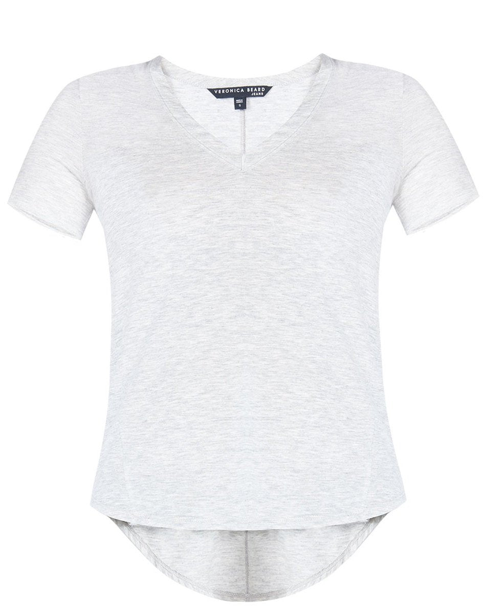 Cindy V-Neck in Heather Grey