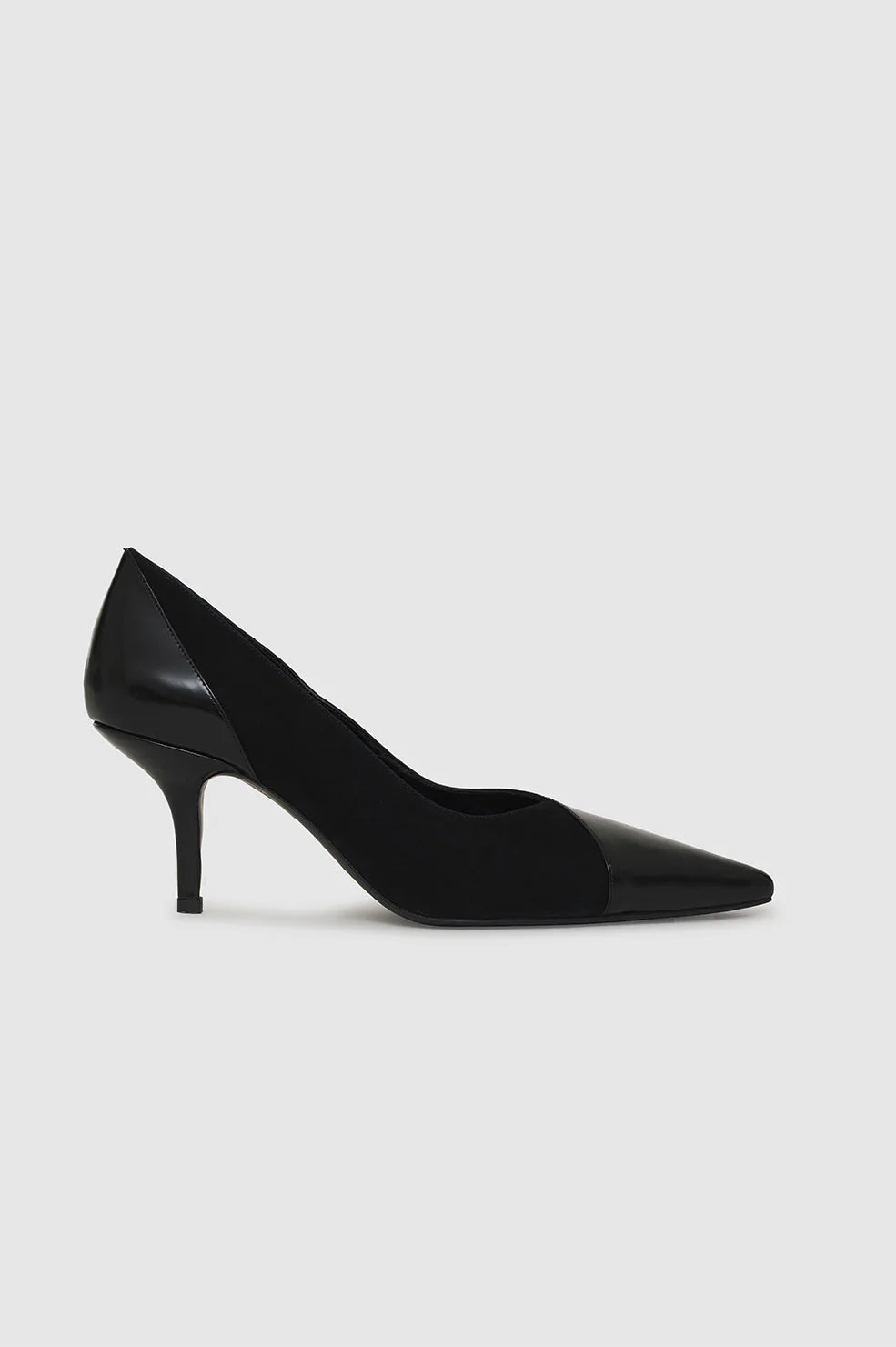 Devon Pumps in High-Shine and Matte Black