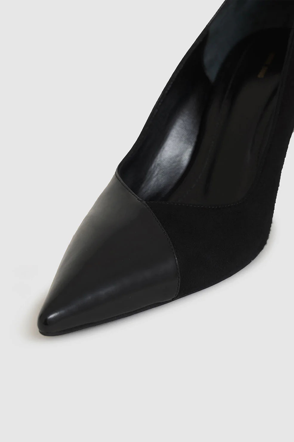 Devon Pumps in High-Shine and Matte Black