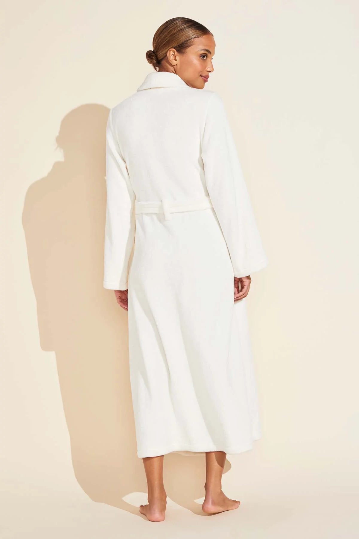 Chalet Eco Plush Robe in Ivory
