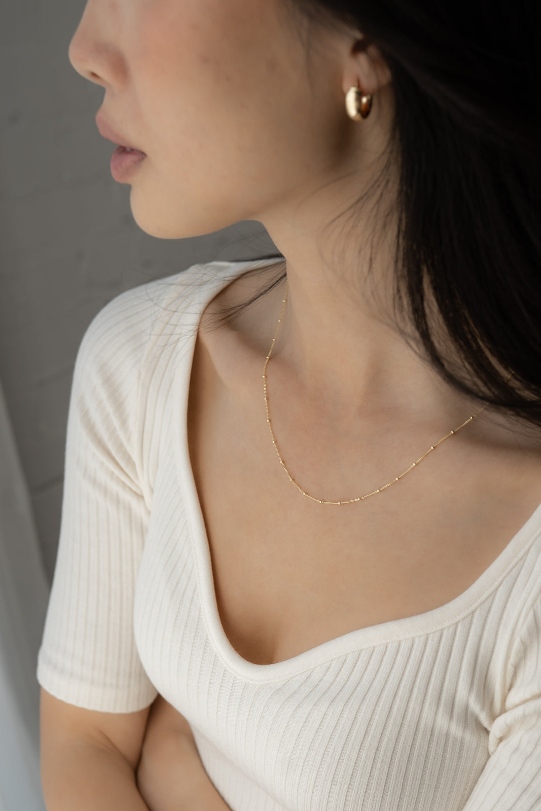 Gigi Necklace | 10k Gold | 18"